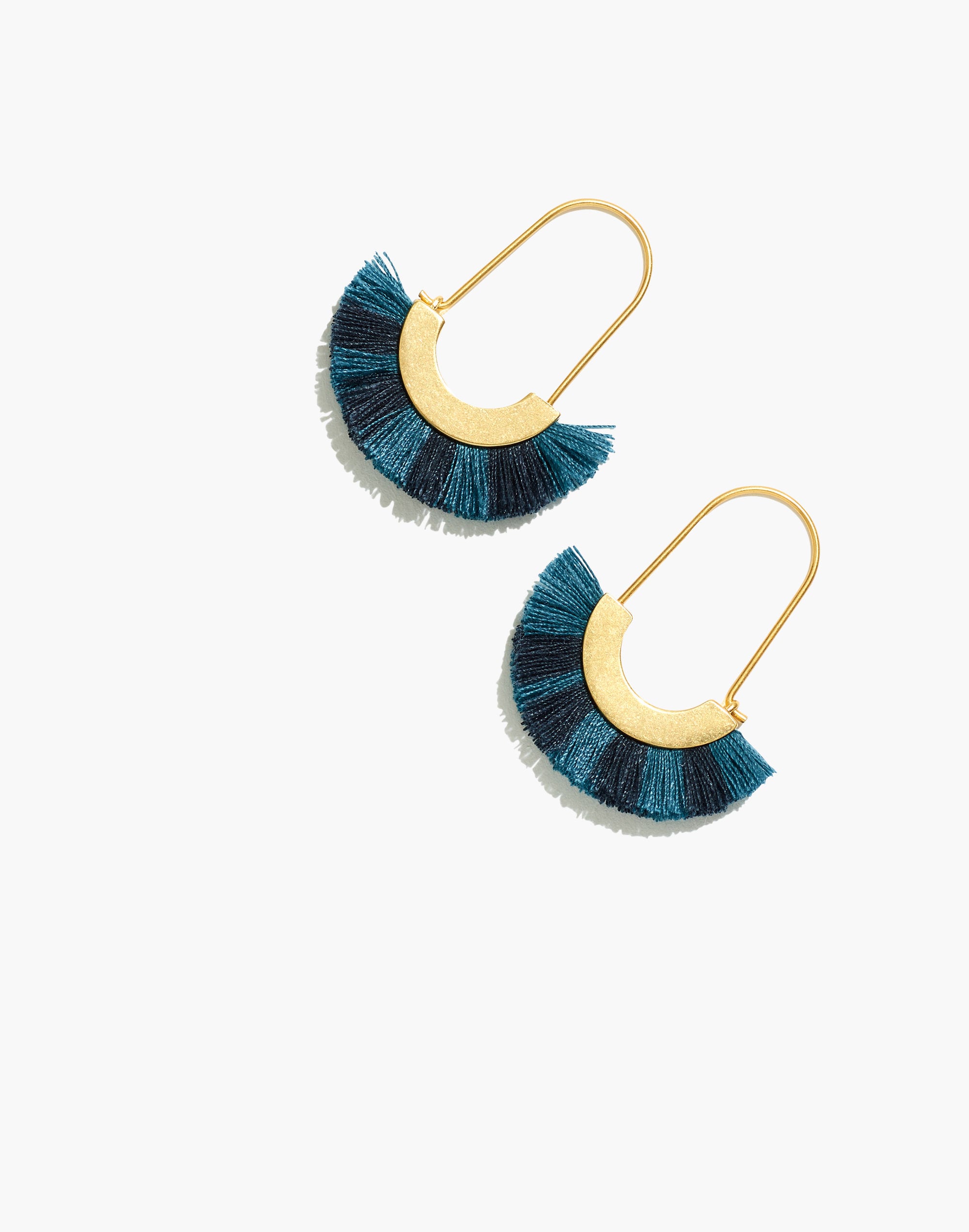 Arc Wire Fringe Earrings
