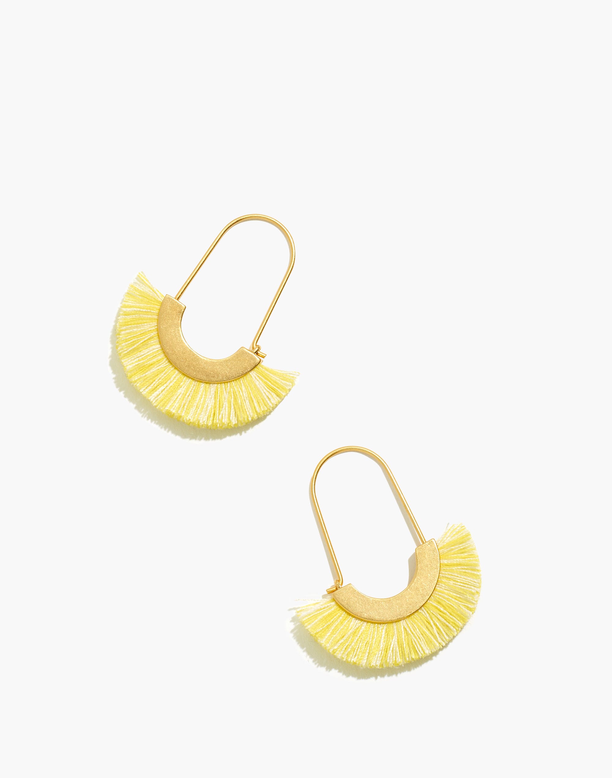 Arc Wire Fringe Earrings