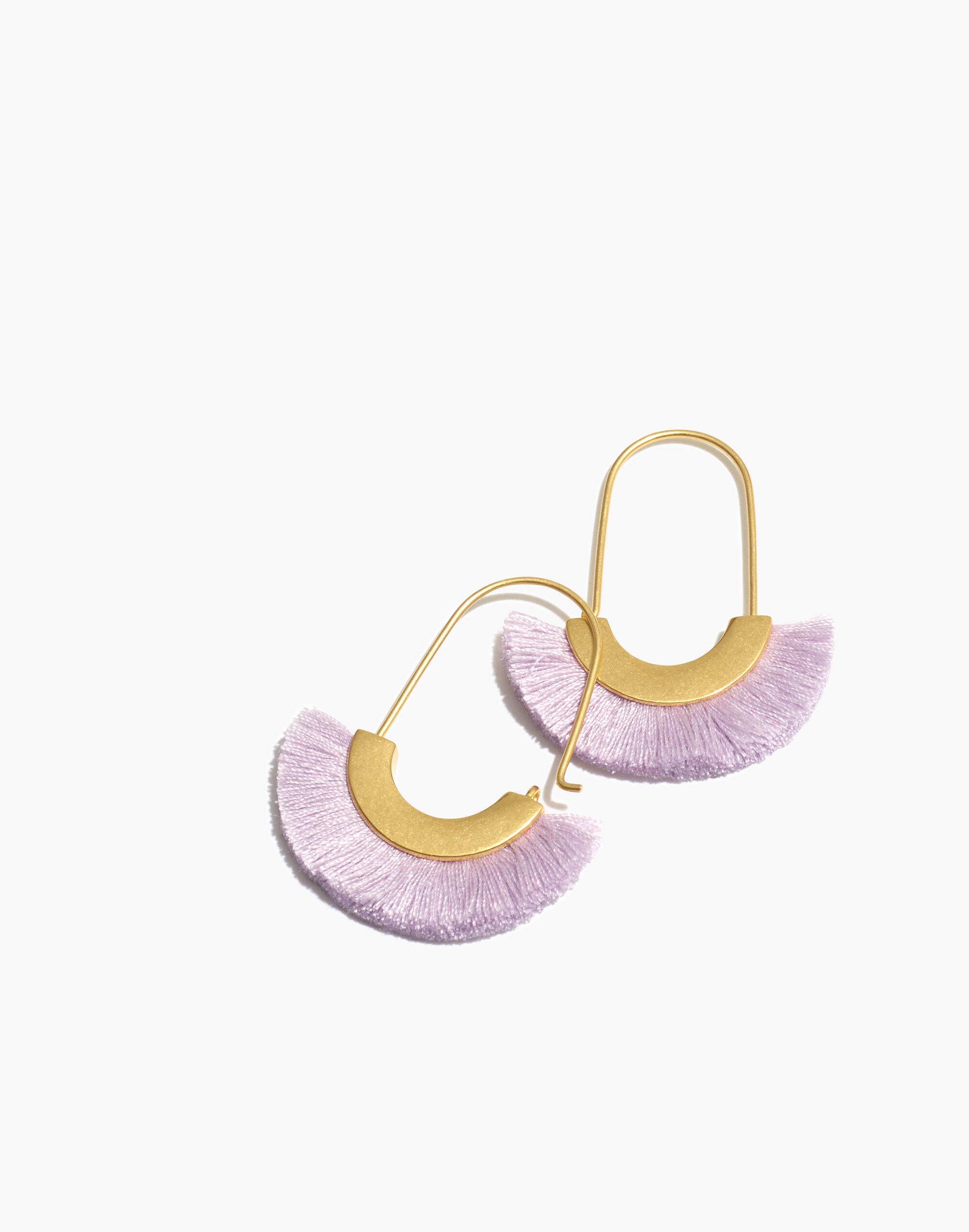 Arc Wire Fringe Earrings