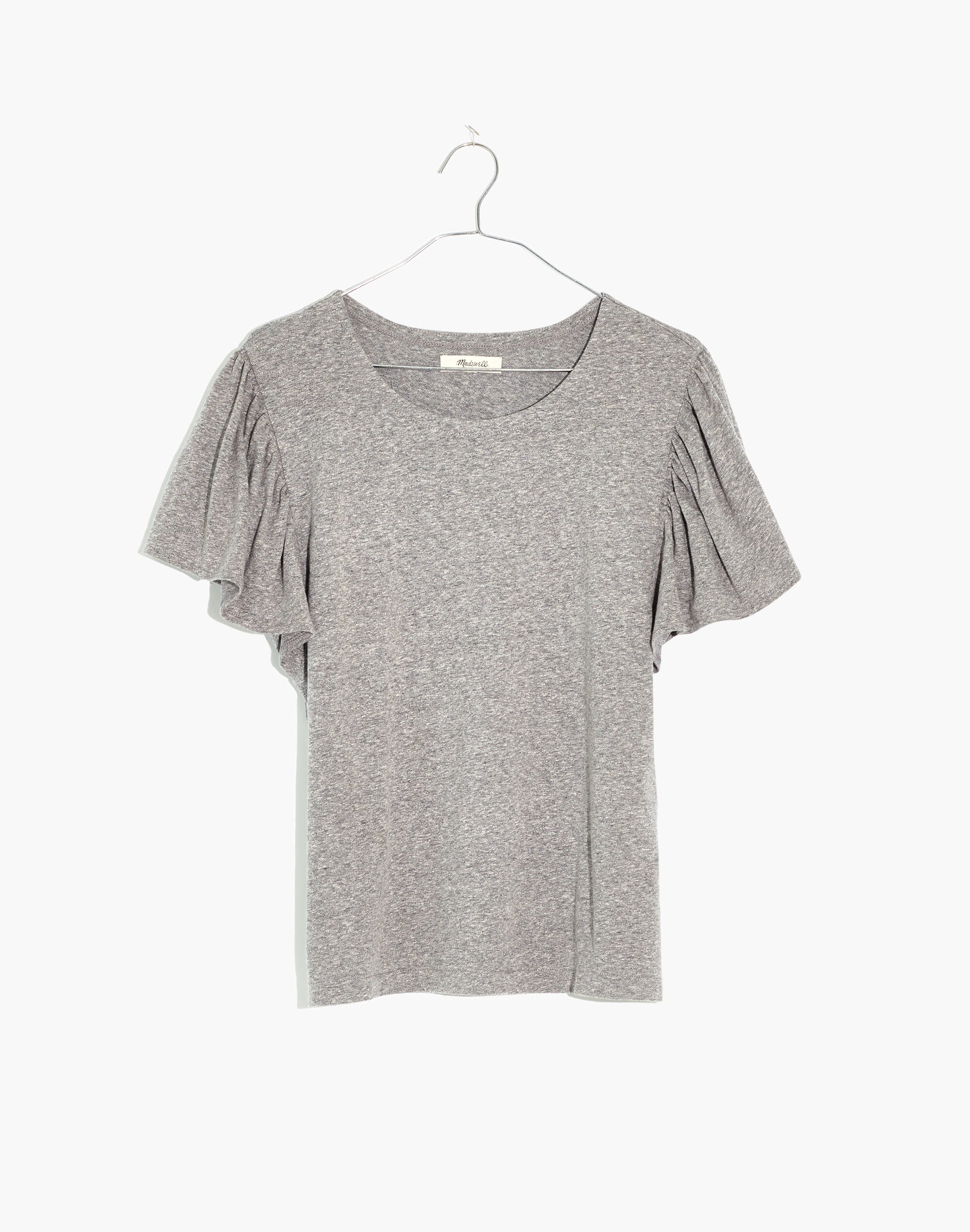 Triblend Flutter-Sleeve Tee