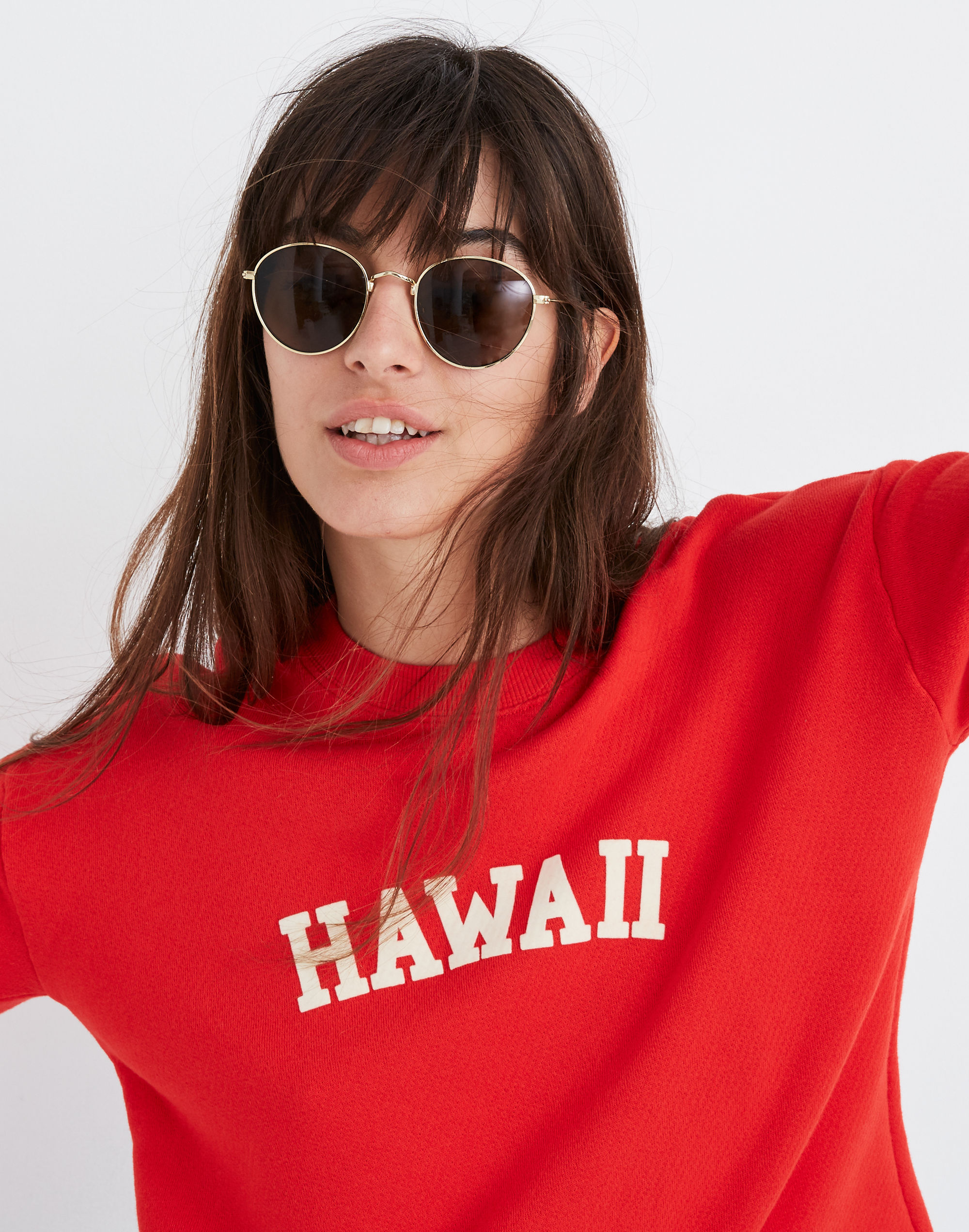 Hawaii Bell-Sleeve Sweatshirt