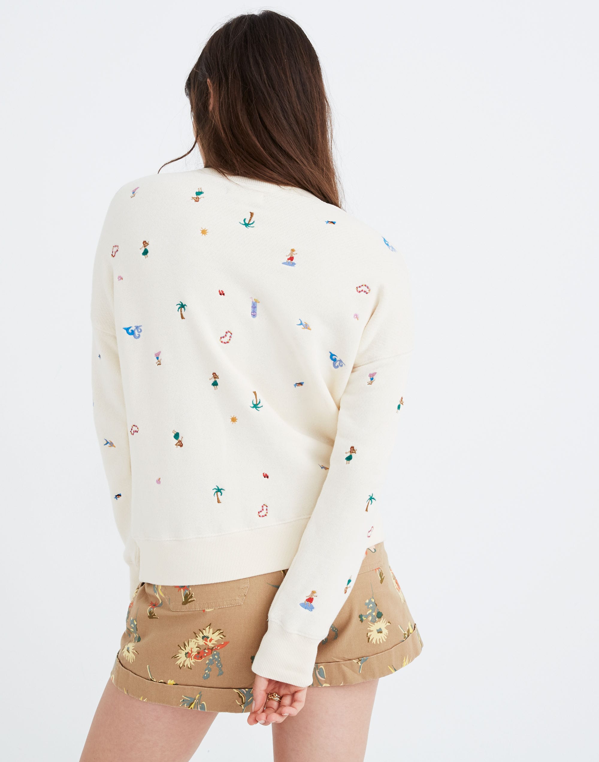 Lei-cation Embroidered Mainstay Sweatshirt