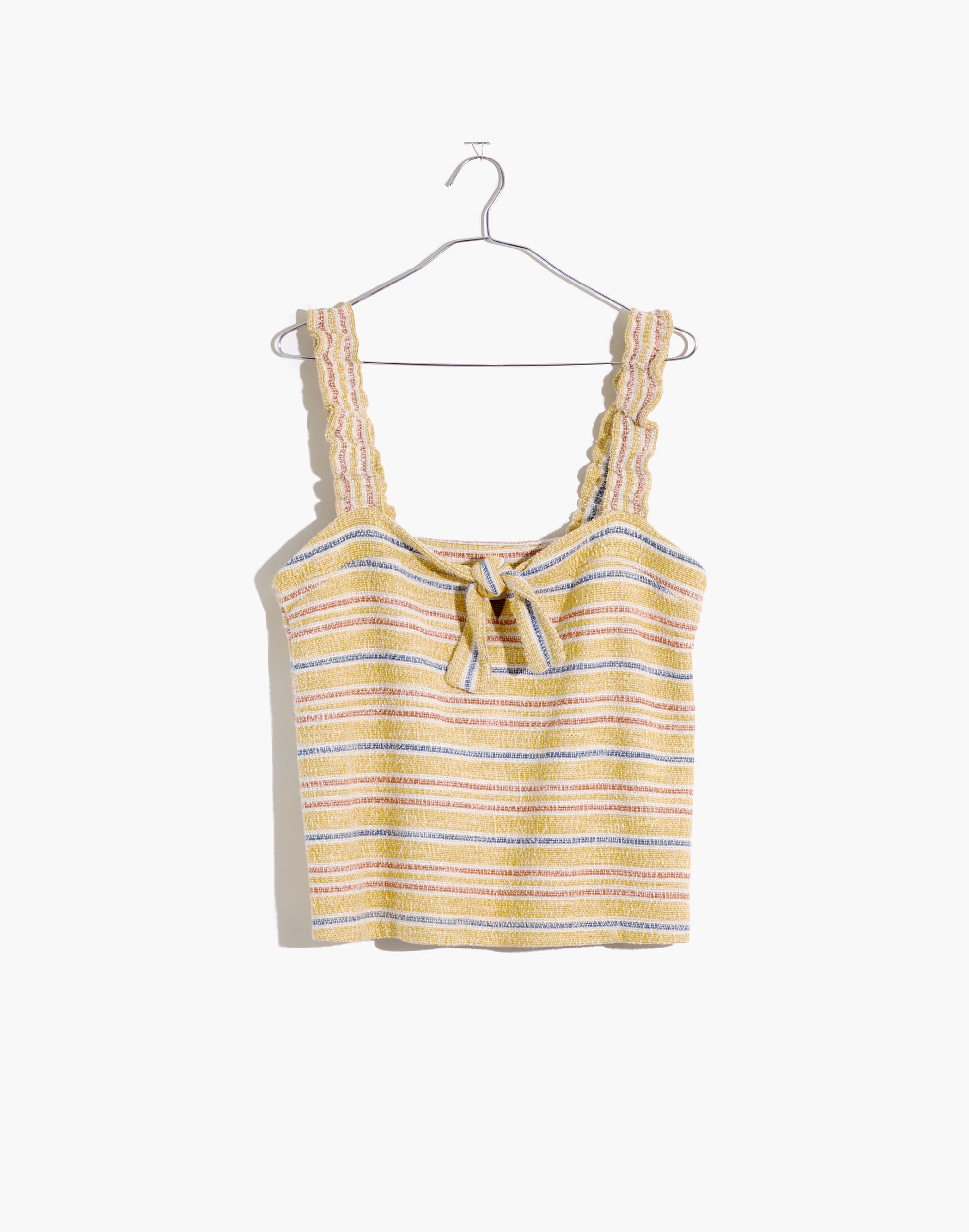 Texture &amp; Thread Tie-Front Tank Top in Smithfield Stripe