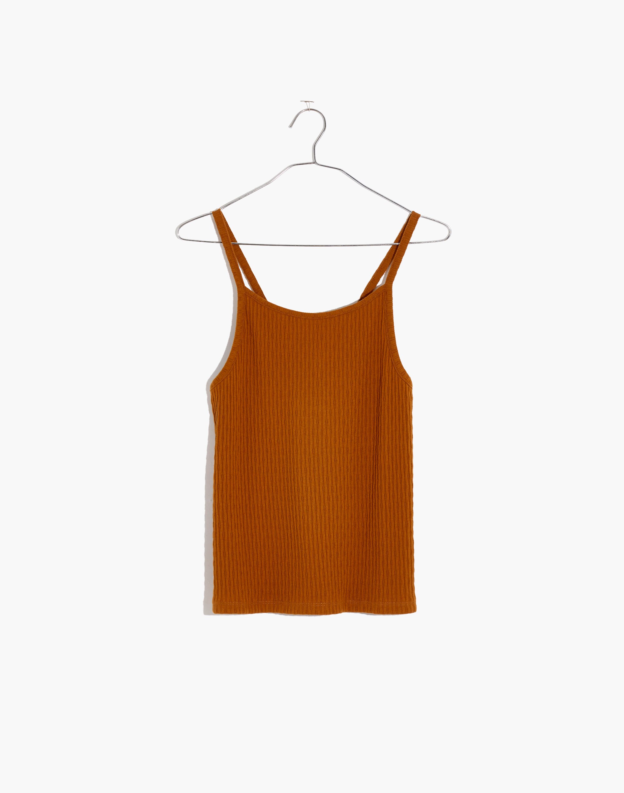 Tie-Back Ribbed Tank Top