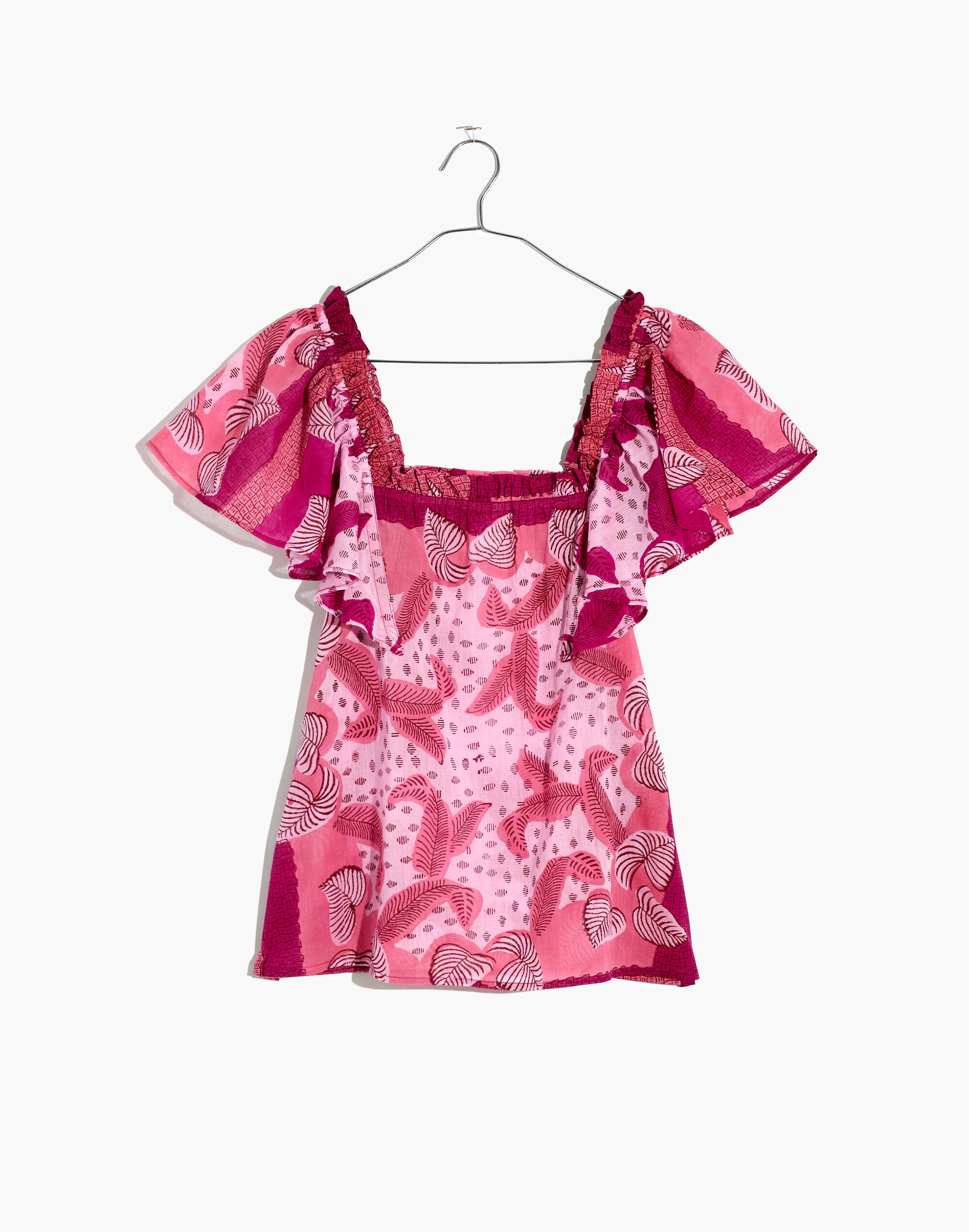 Banjanan Lupine Ruffle Top