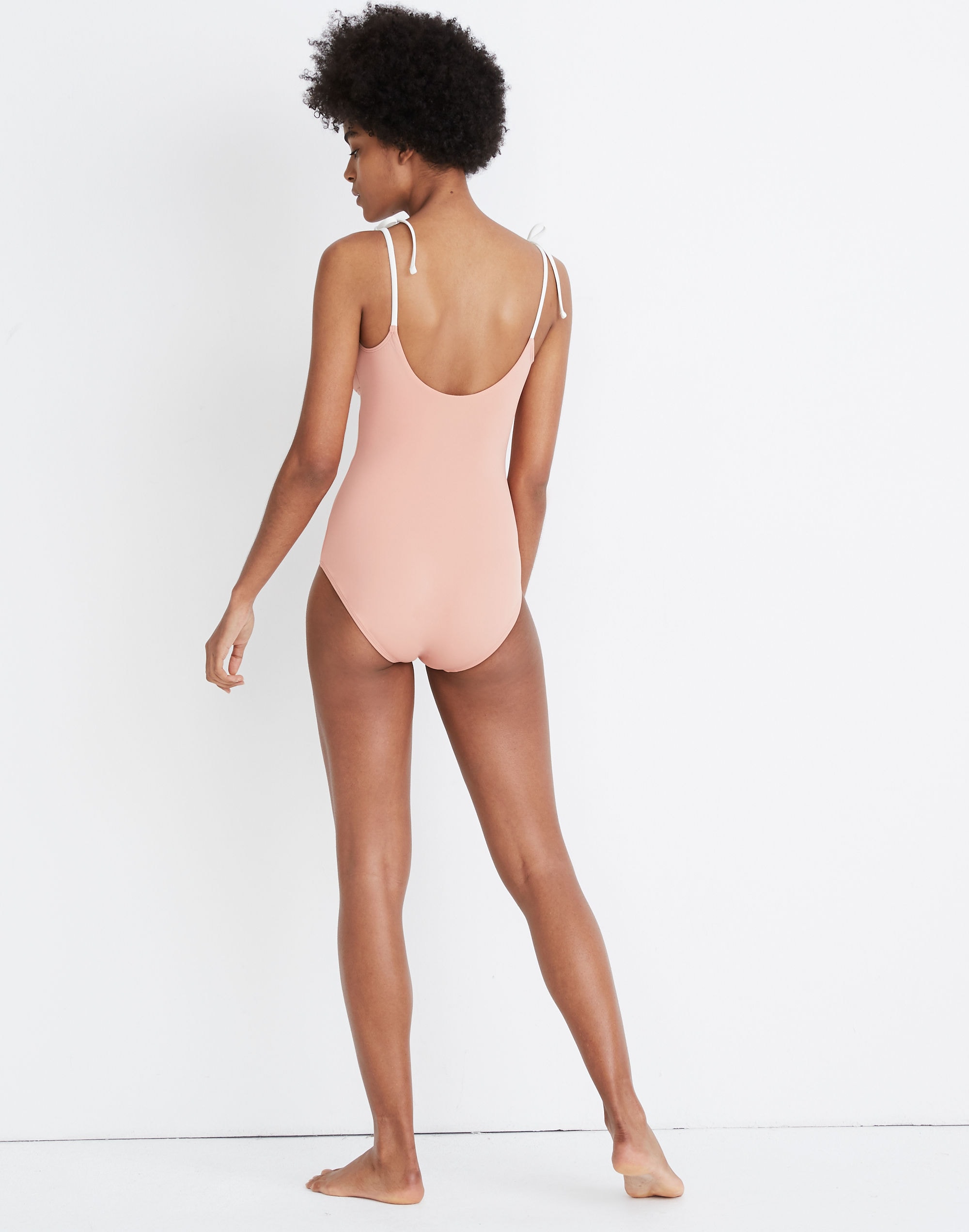 Madewell x Land of Women&reg; Sofia One-Piece Swimsuit