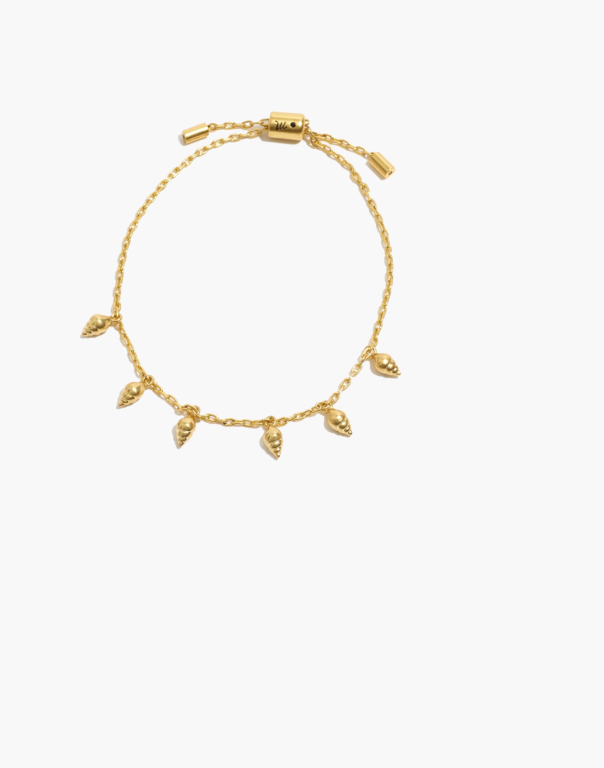 Teensy Shell Slider Bracelet