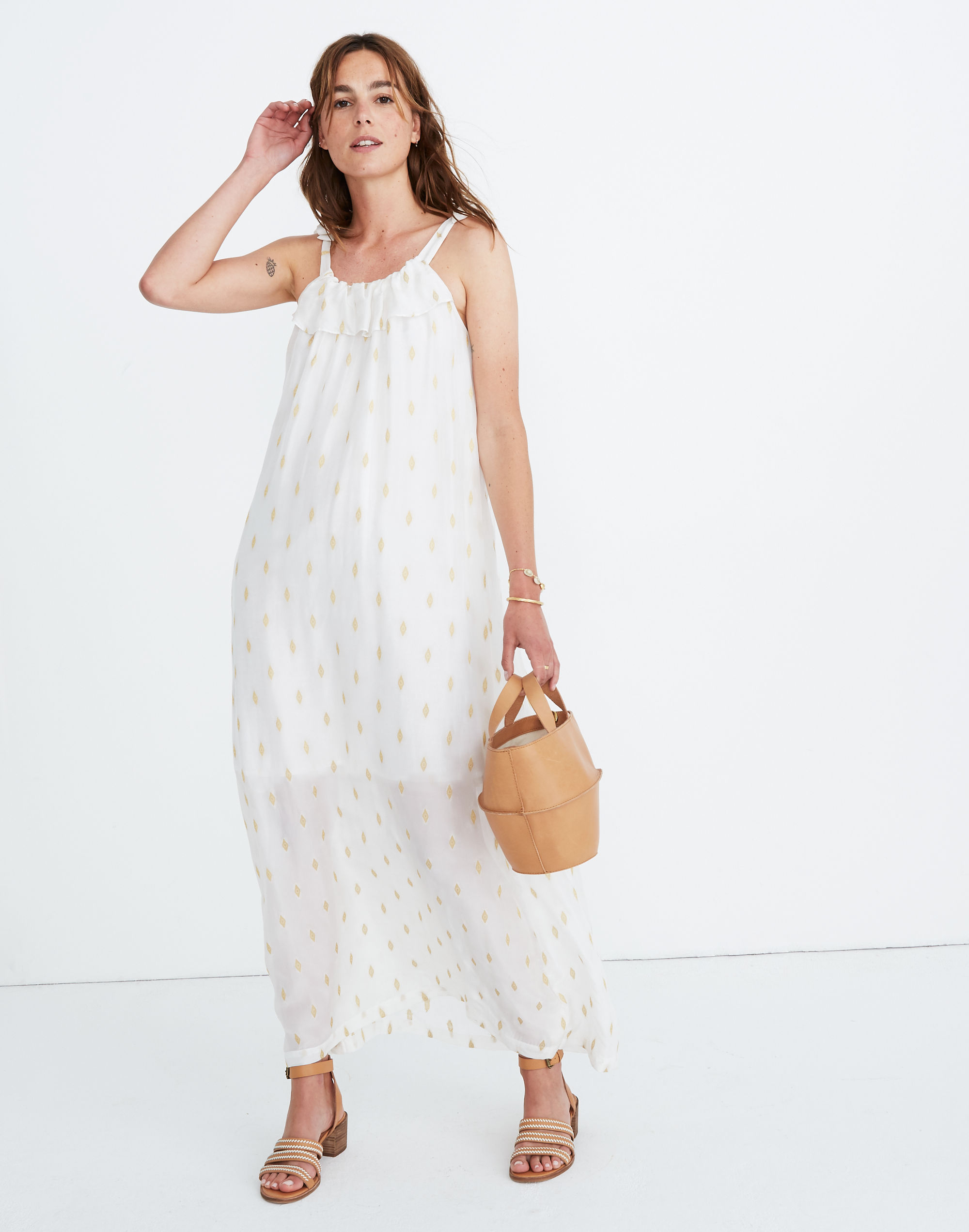 cecilie copenhagen alfrida maxi dress
