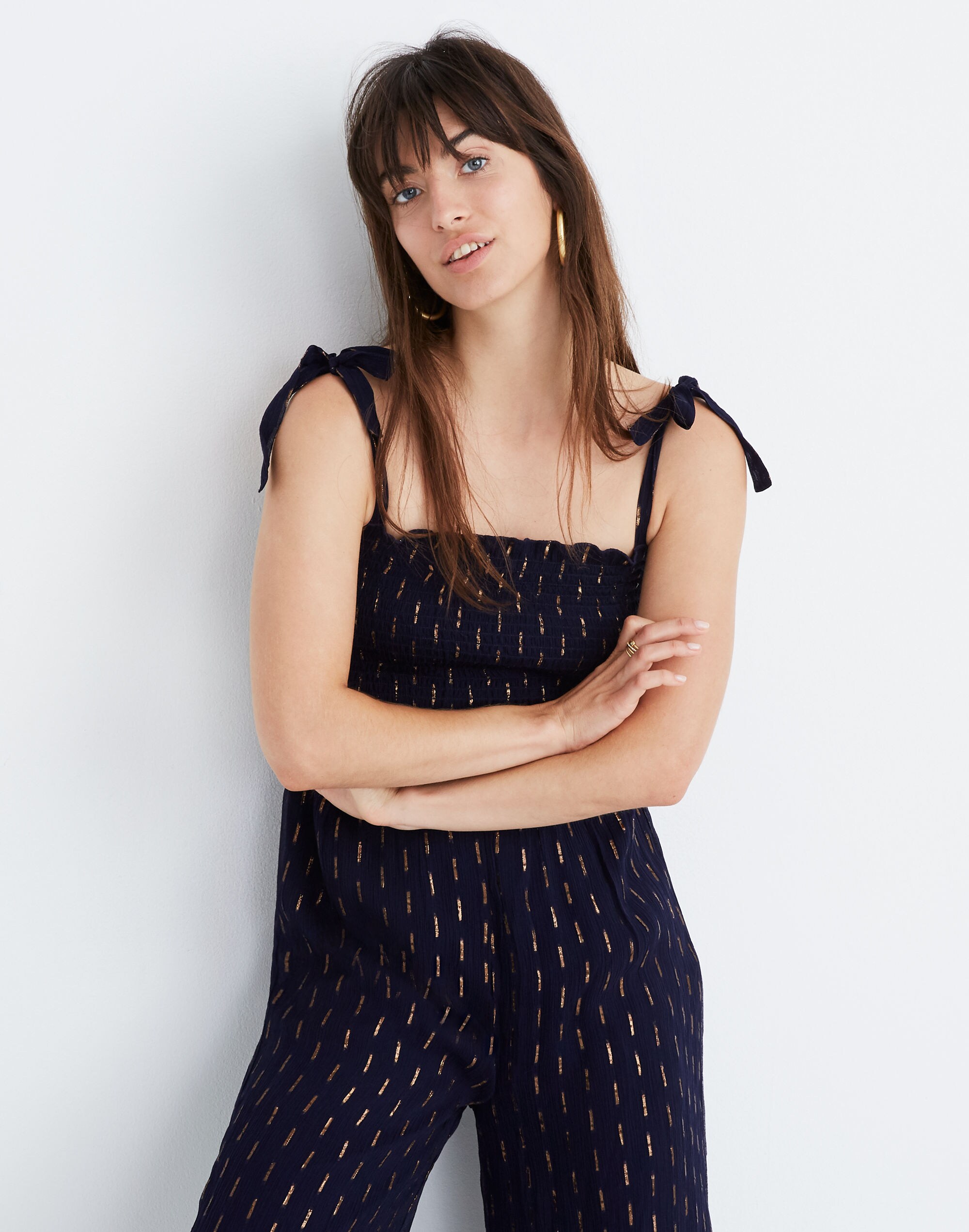 Cecilie Copenhagen Evelyn Tie-Strap Jumpsuit