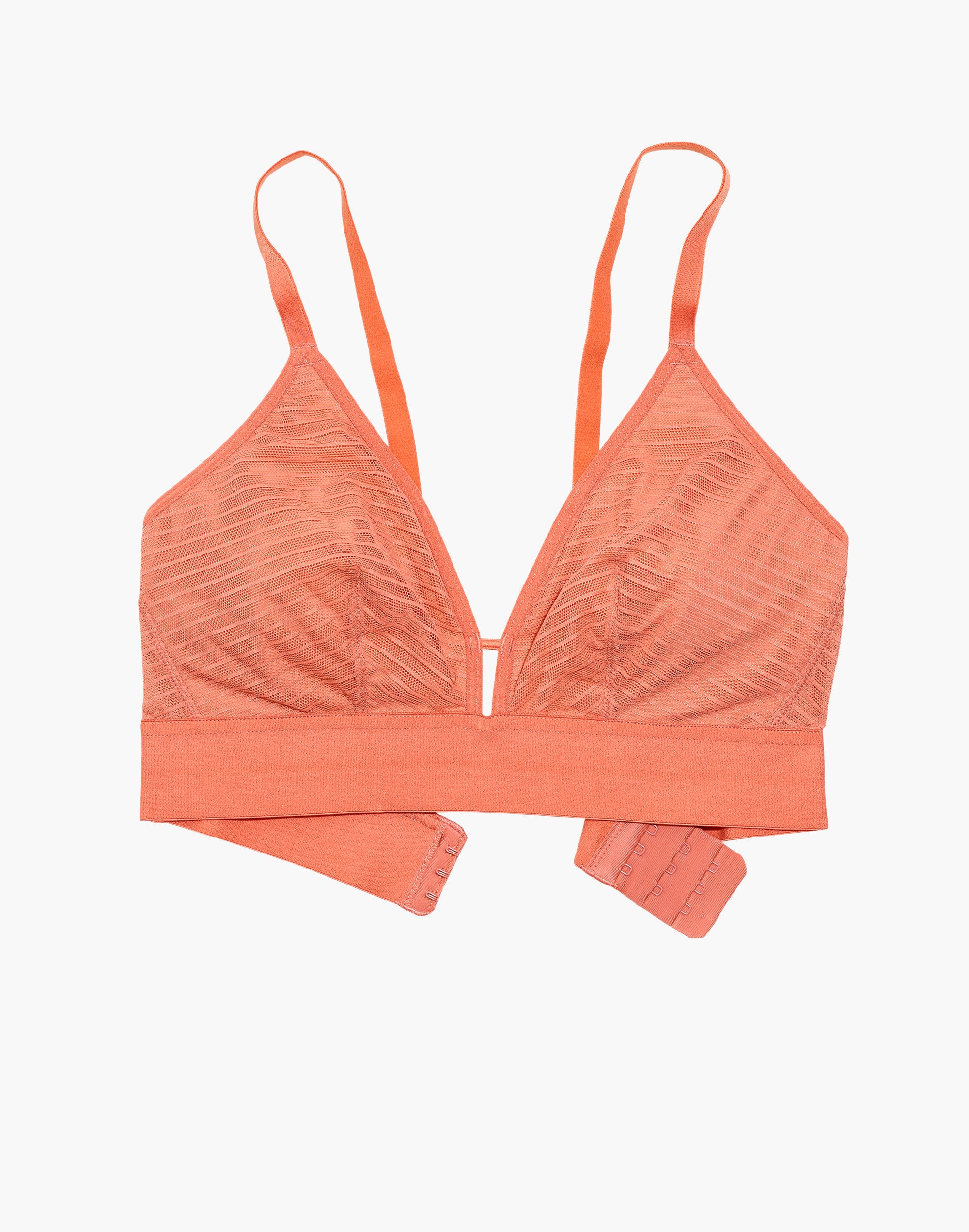 Madewell x Lively&trade; Stripe-Mesh Busty Bralette