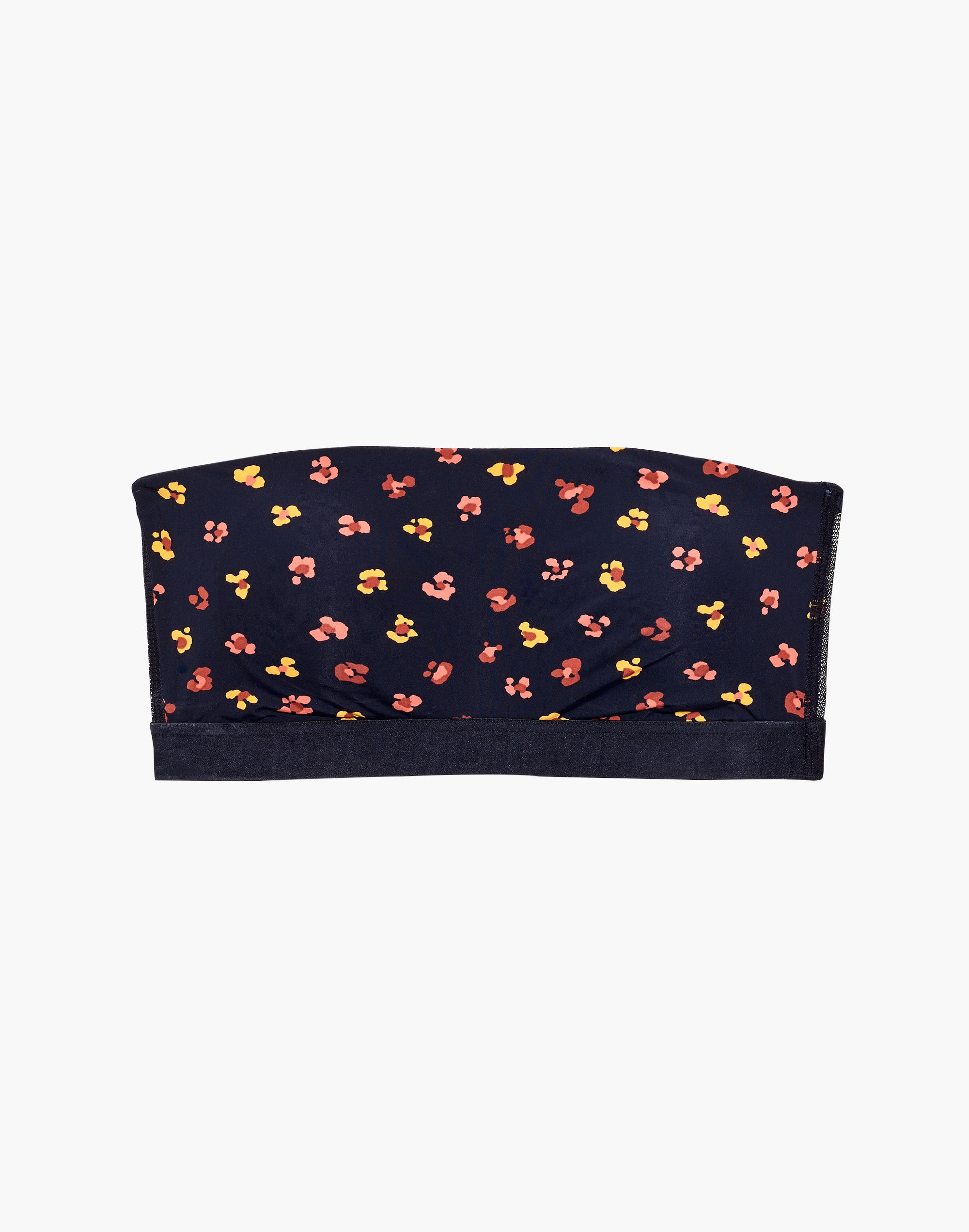 Madewell x Lively&trade; Bandeau Strapless Bra in Feline Floral