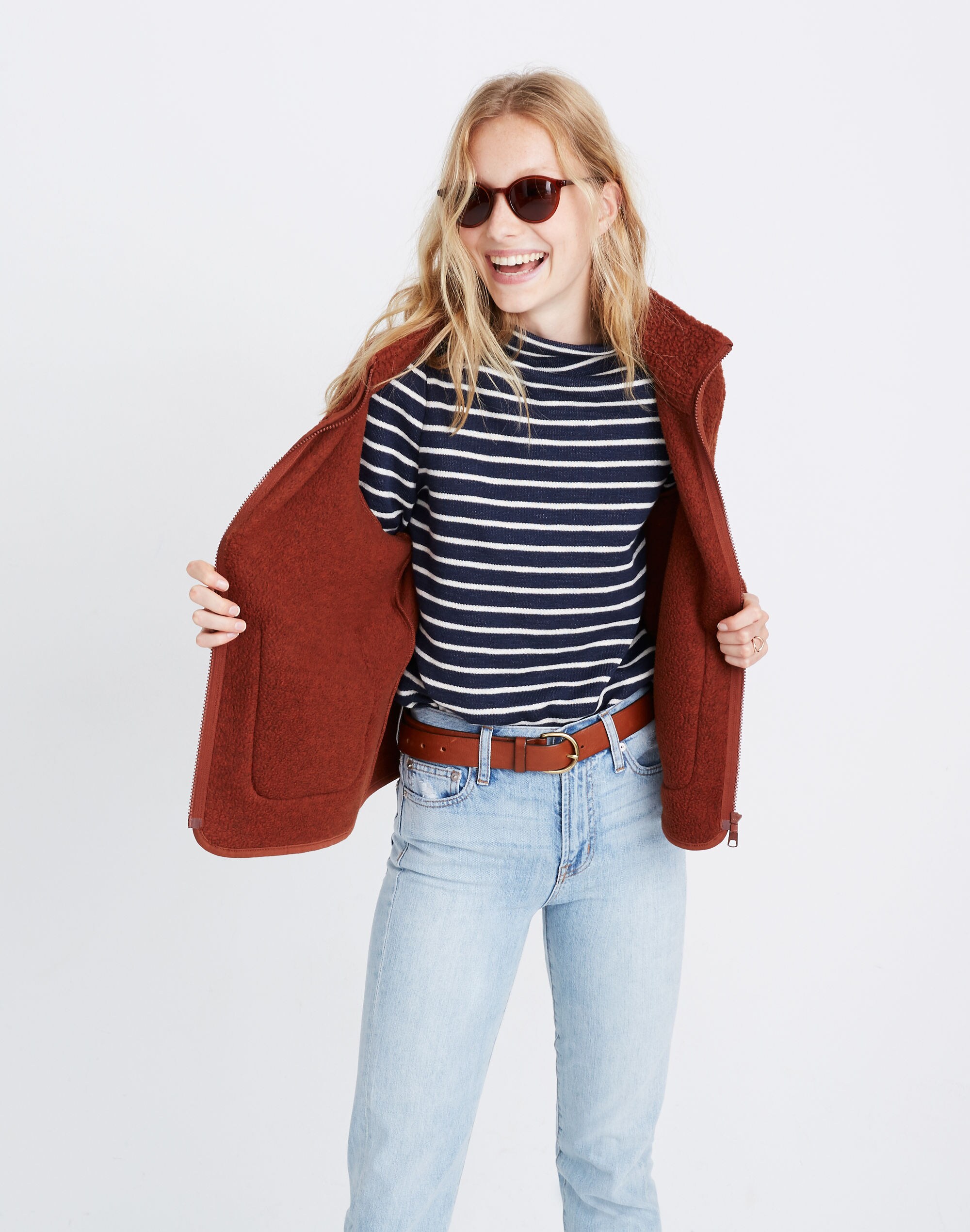 Polartec&reg; Fleece Zip-Up Jacket