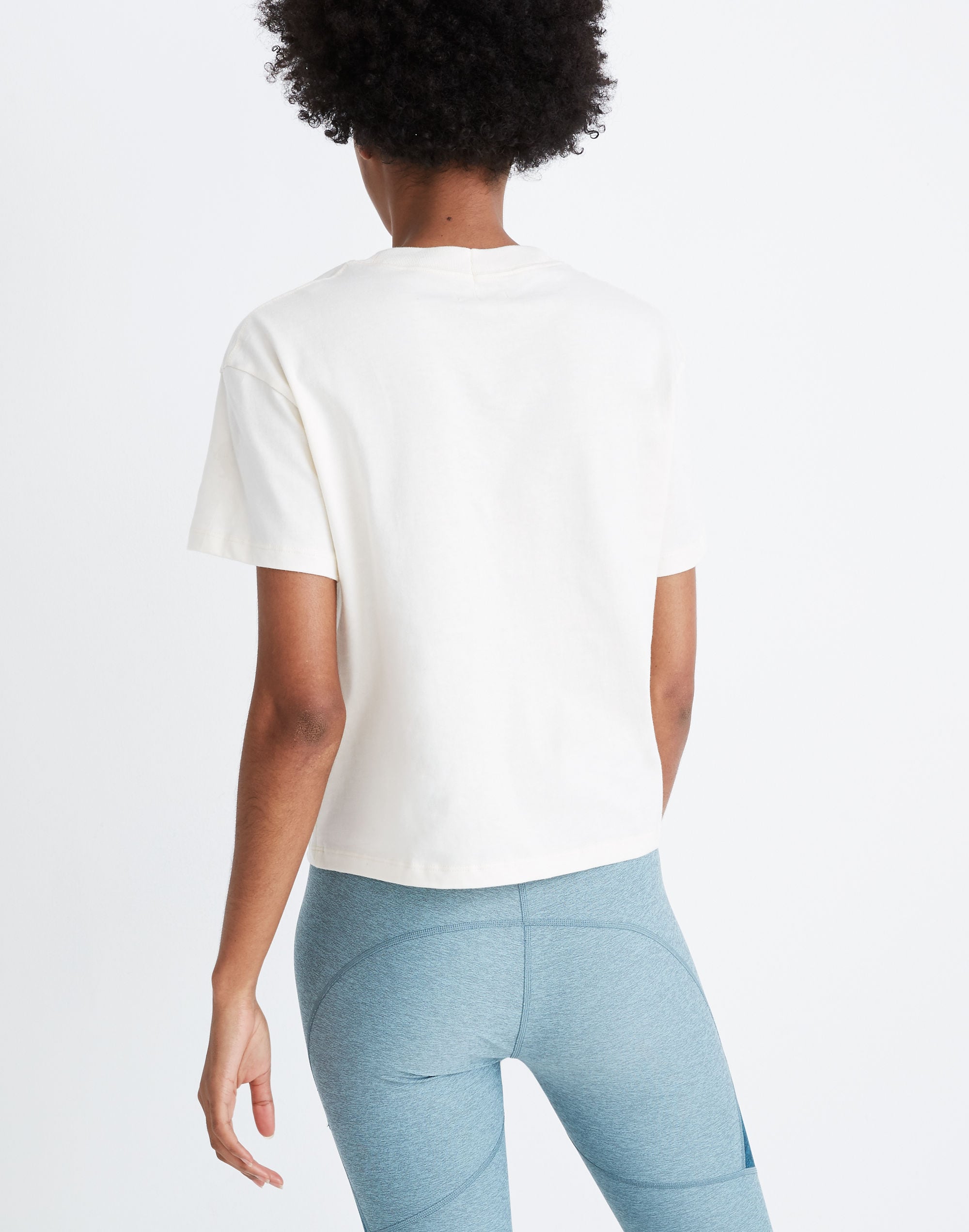 Madewell x Outdoor Voices&reg; Easy Crop Tee