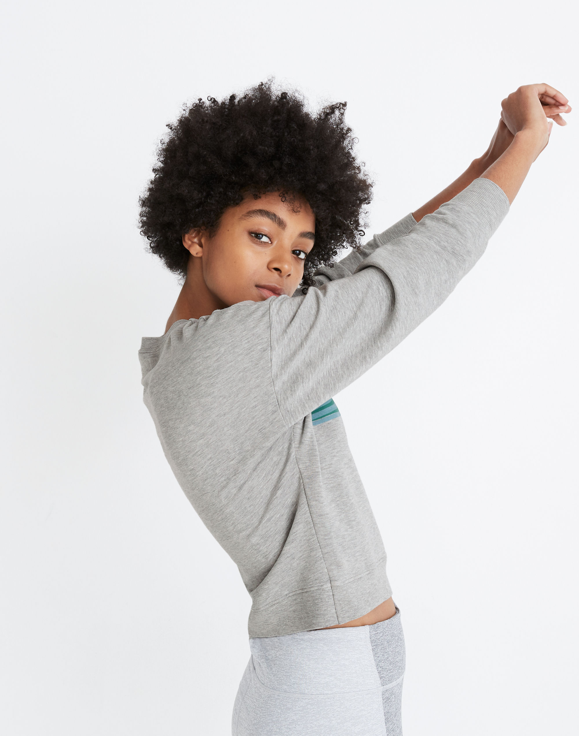 Madewell x Outdoor Voices&reg; Crop Sweatshirt