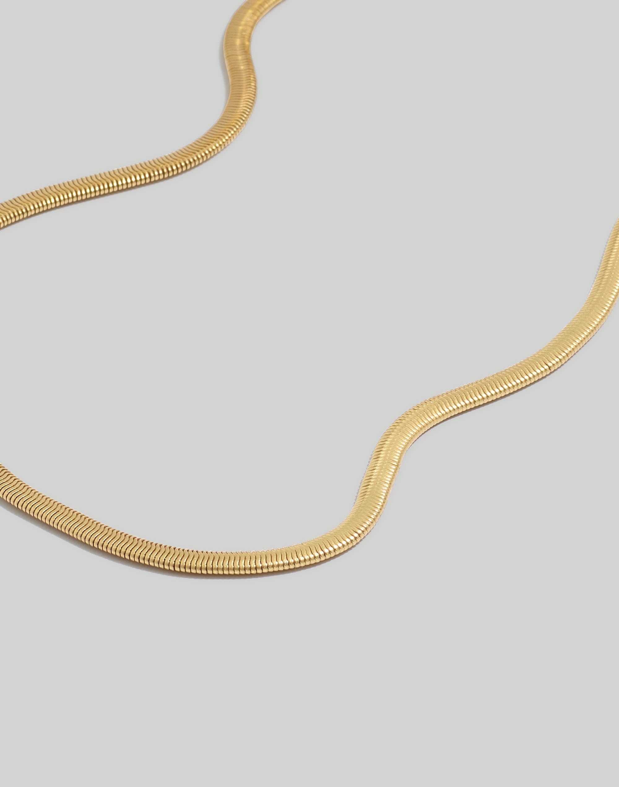 herringbone chain necklace