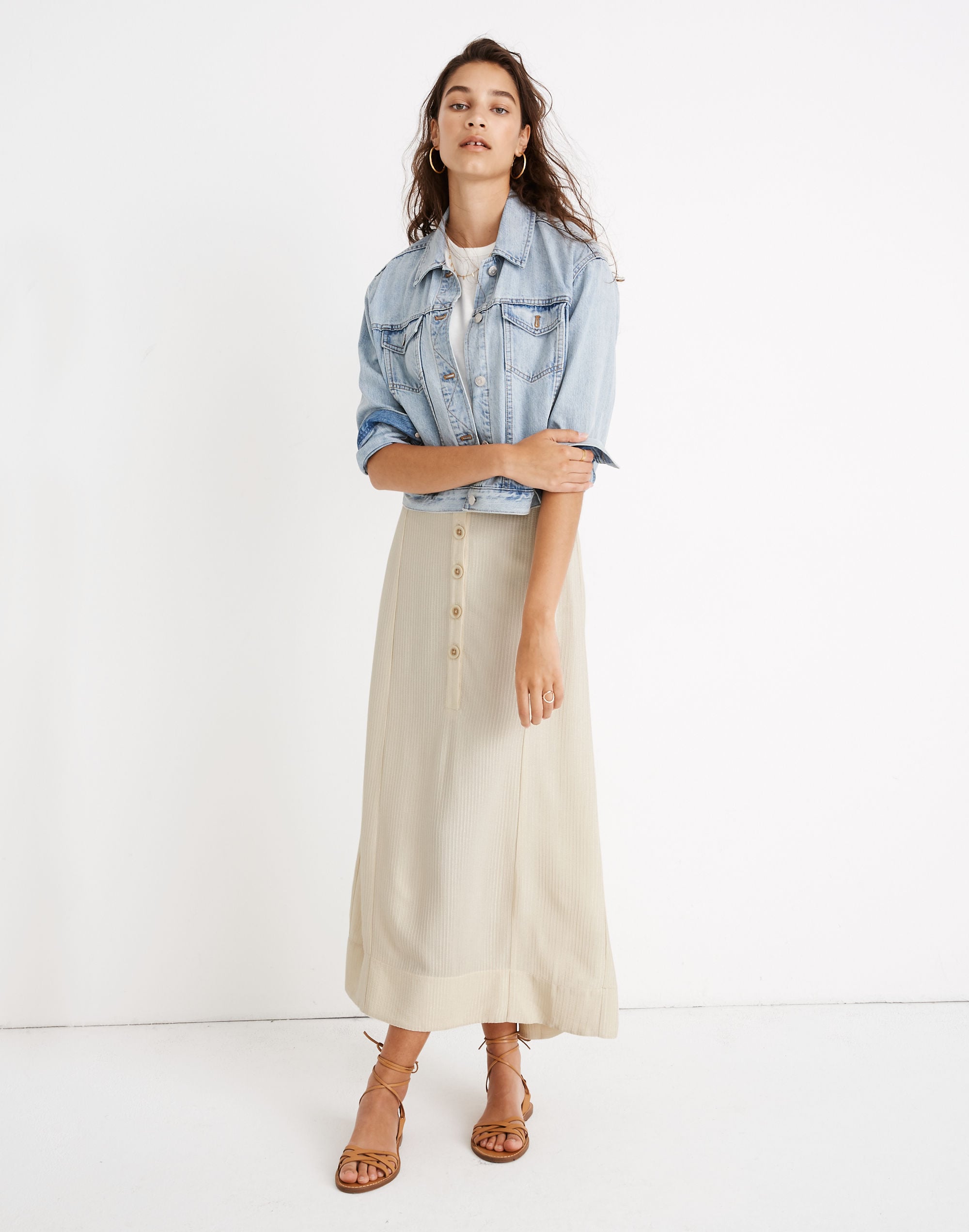 madewell x christy dawn ida maxi skirt