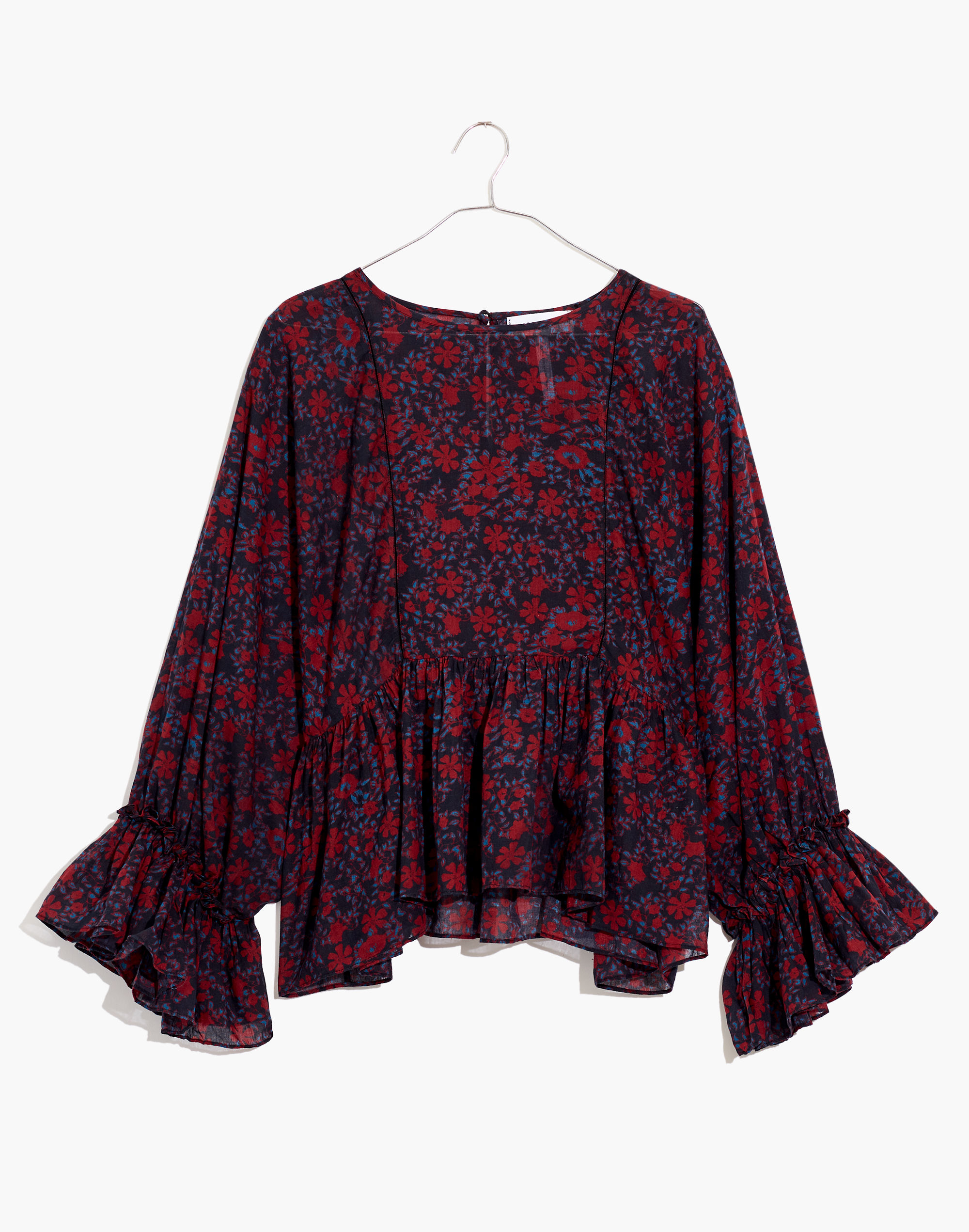 Apiece Apart&trade; Midnight Floral Gathered Top