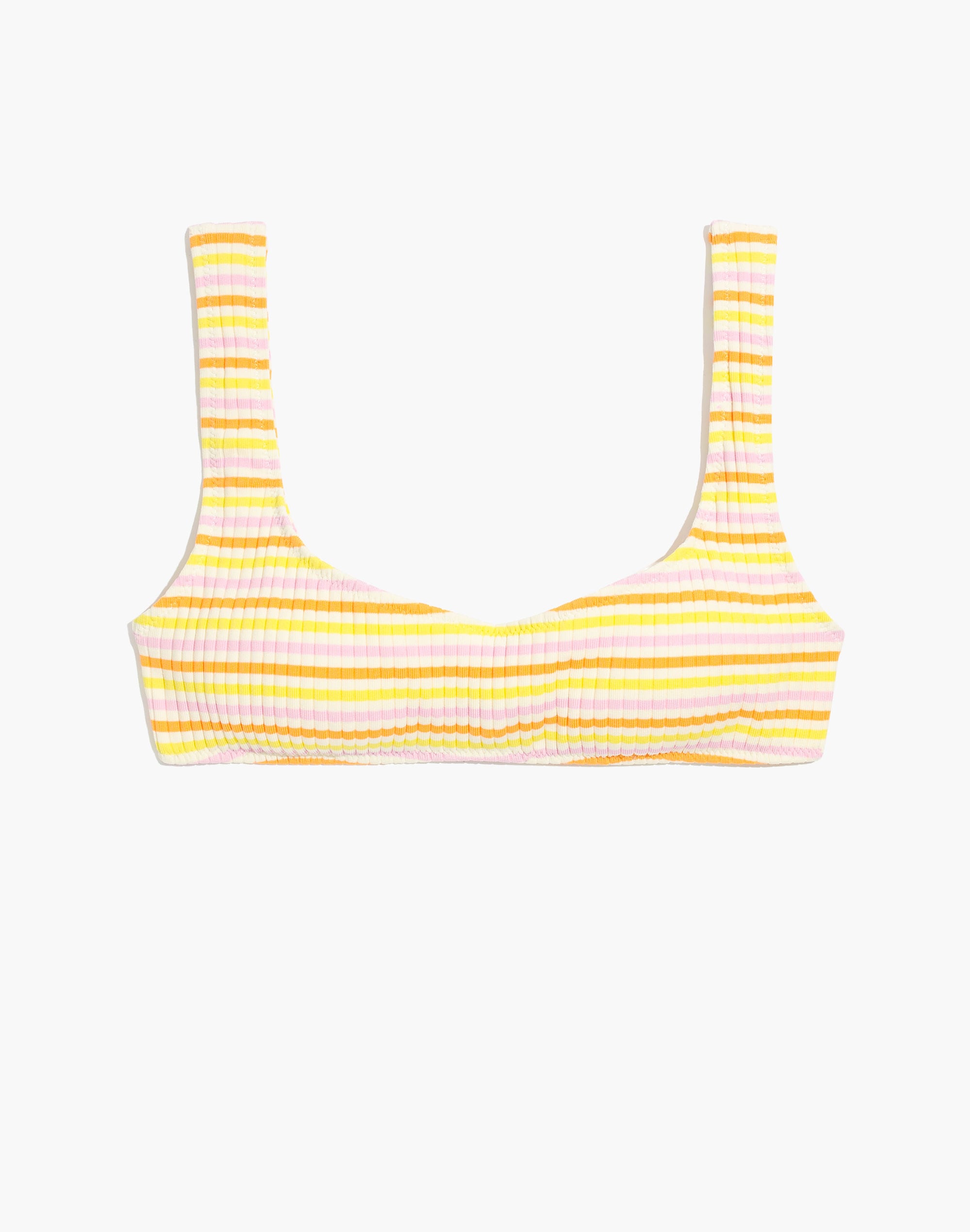 Madewell x Solid &amp; Striped&reg; Elle Bikini Top in Horizontal Stripe