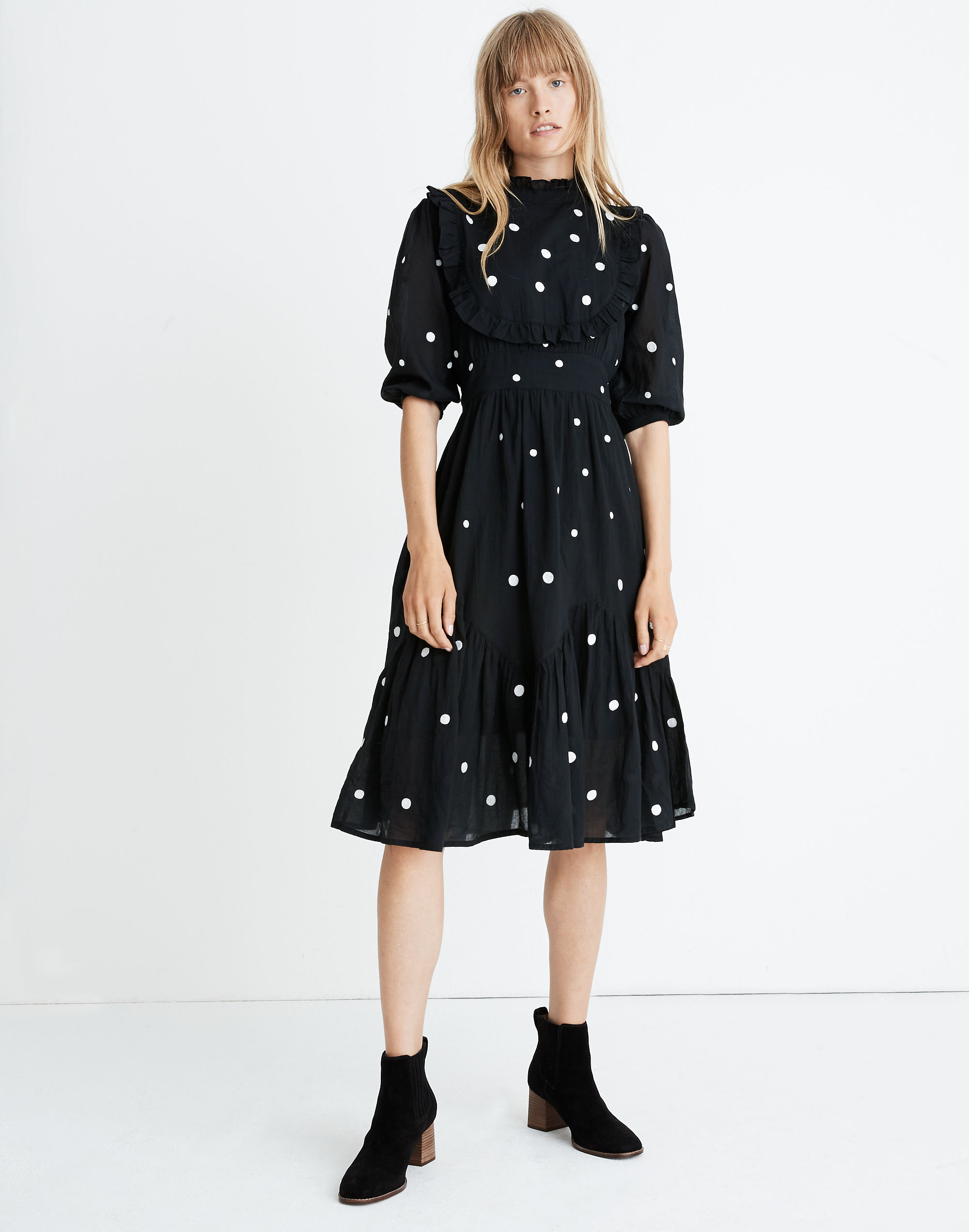 banjanan embroidered sara mini dress