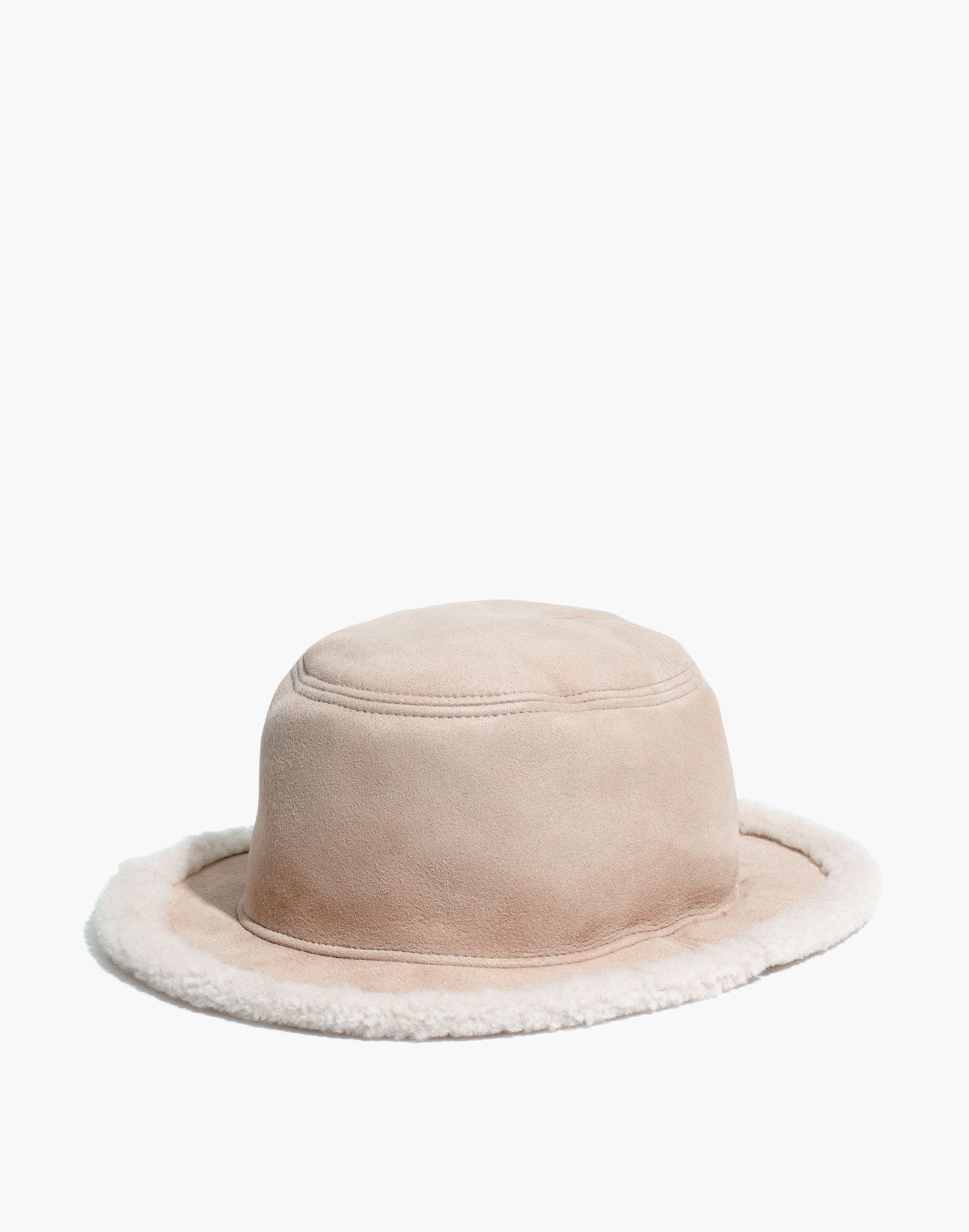 madewell x owen barry&trade; shearling bucket hat