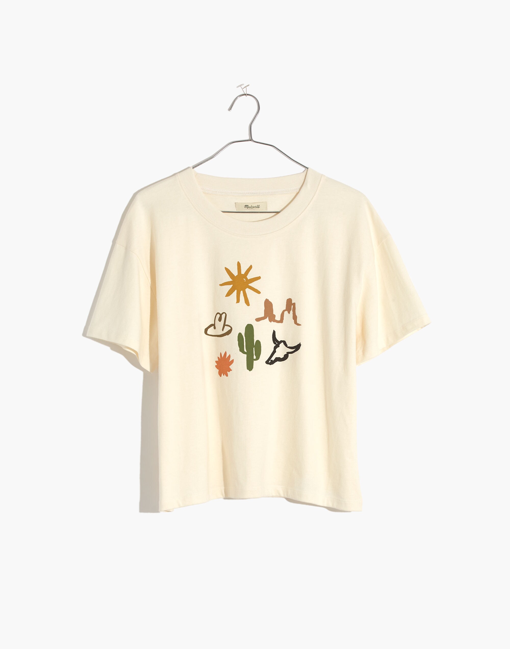 In the Desert Graphic Easy Crop Tee