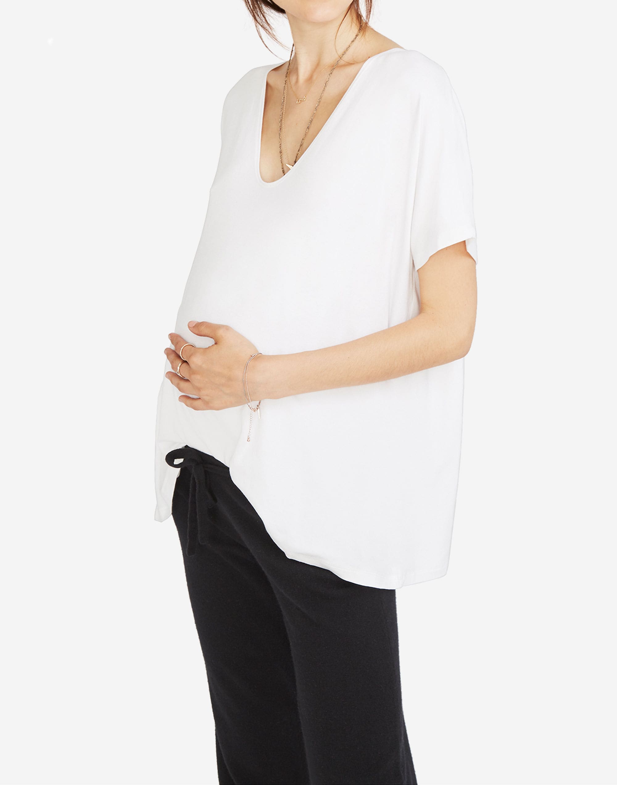 hatch collection&reg; maternity perfect vee tee
