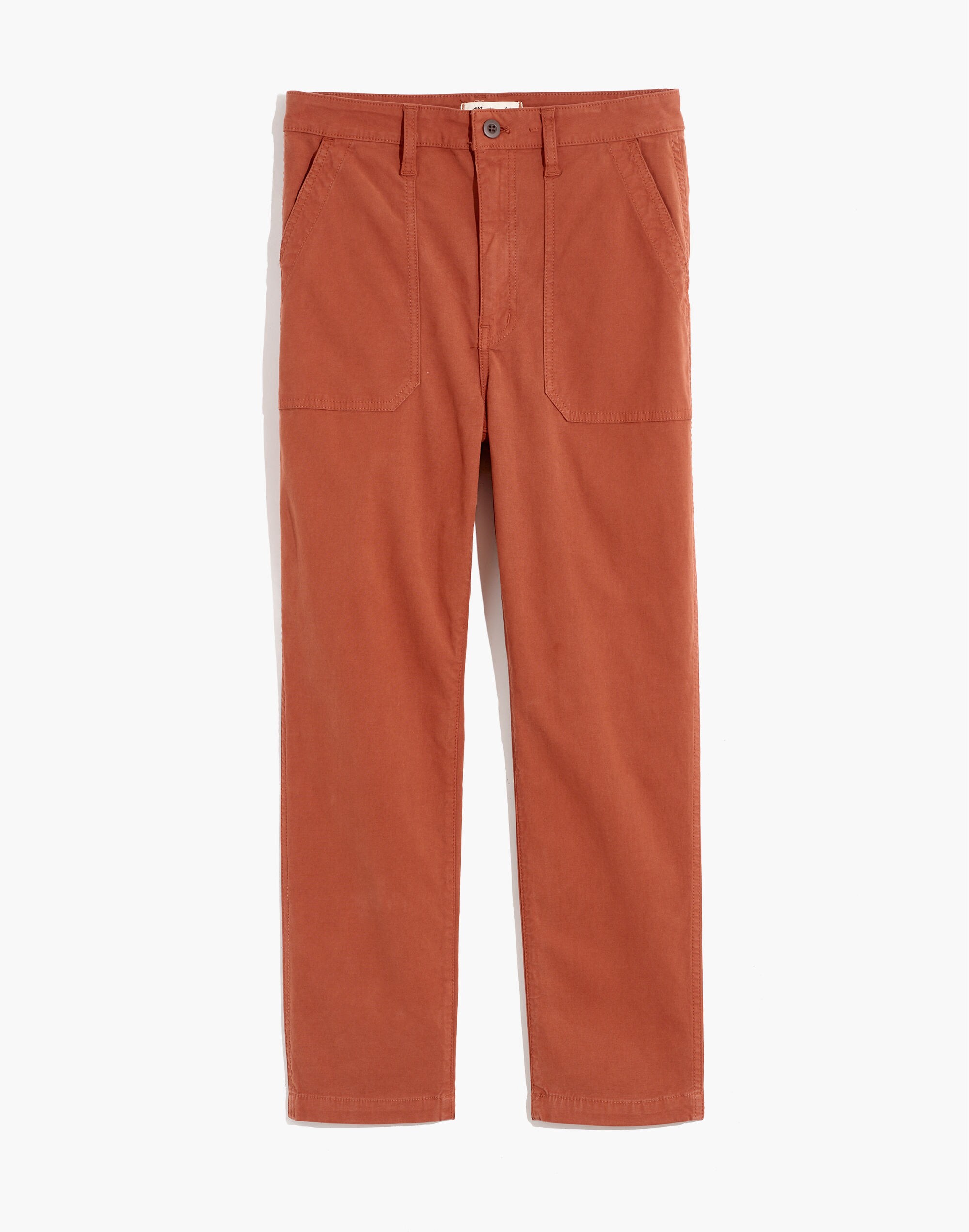 Curvy Stovepipe Fatigue Pants: TENCEL&trade; Lyocell Edition
