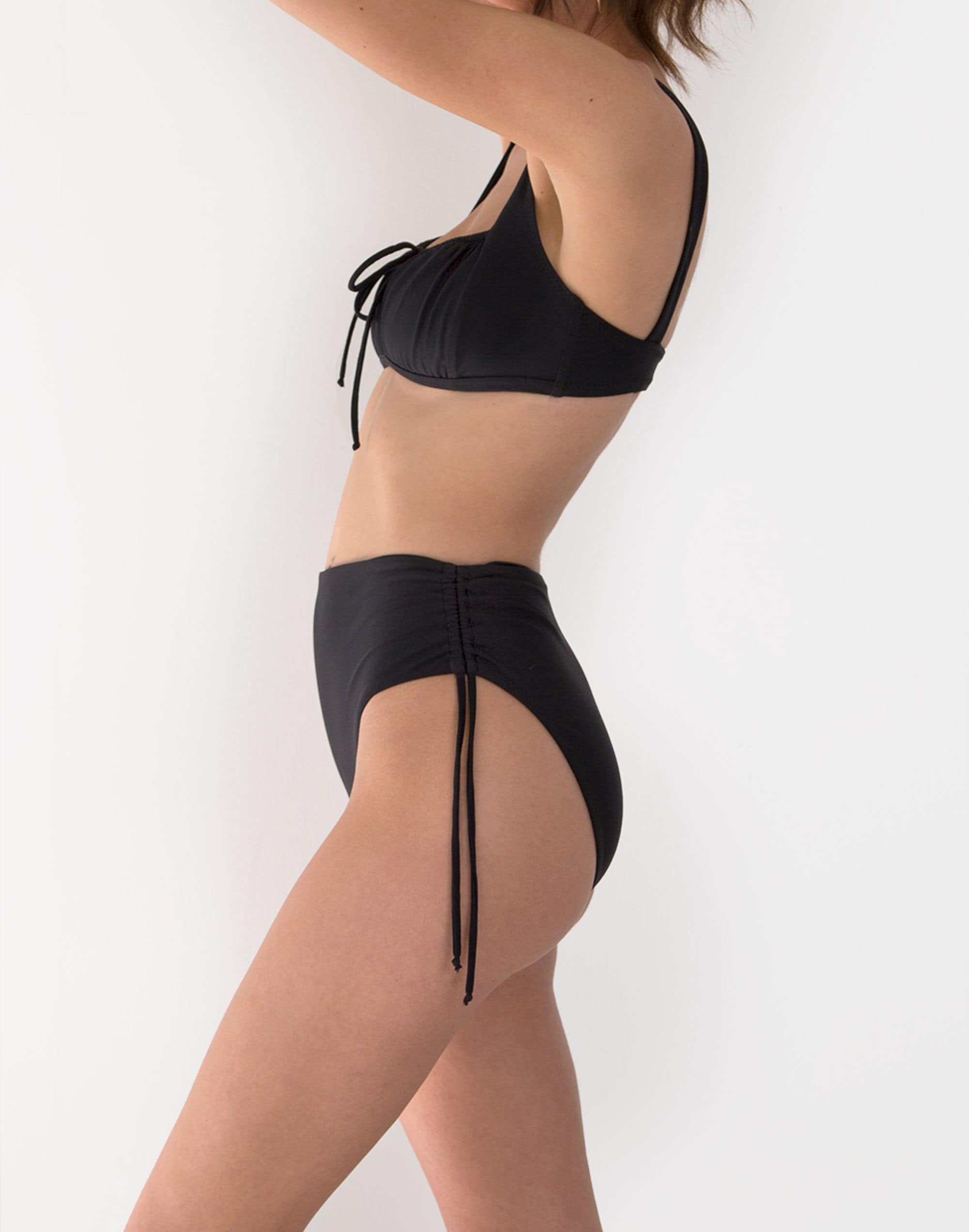 Madewell GALAMAAR® Ruched High-Waist Bikini Bottom