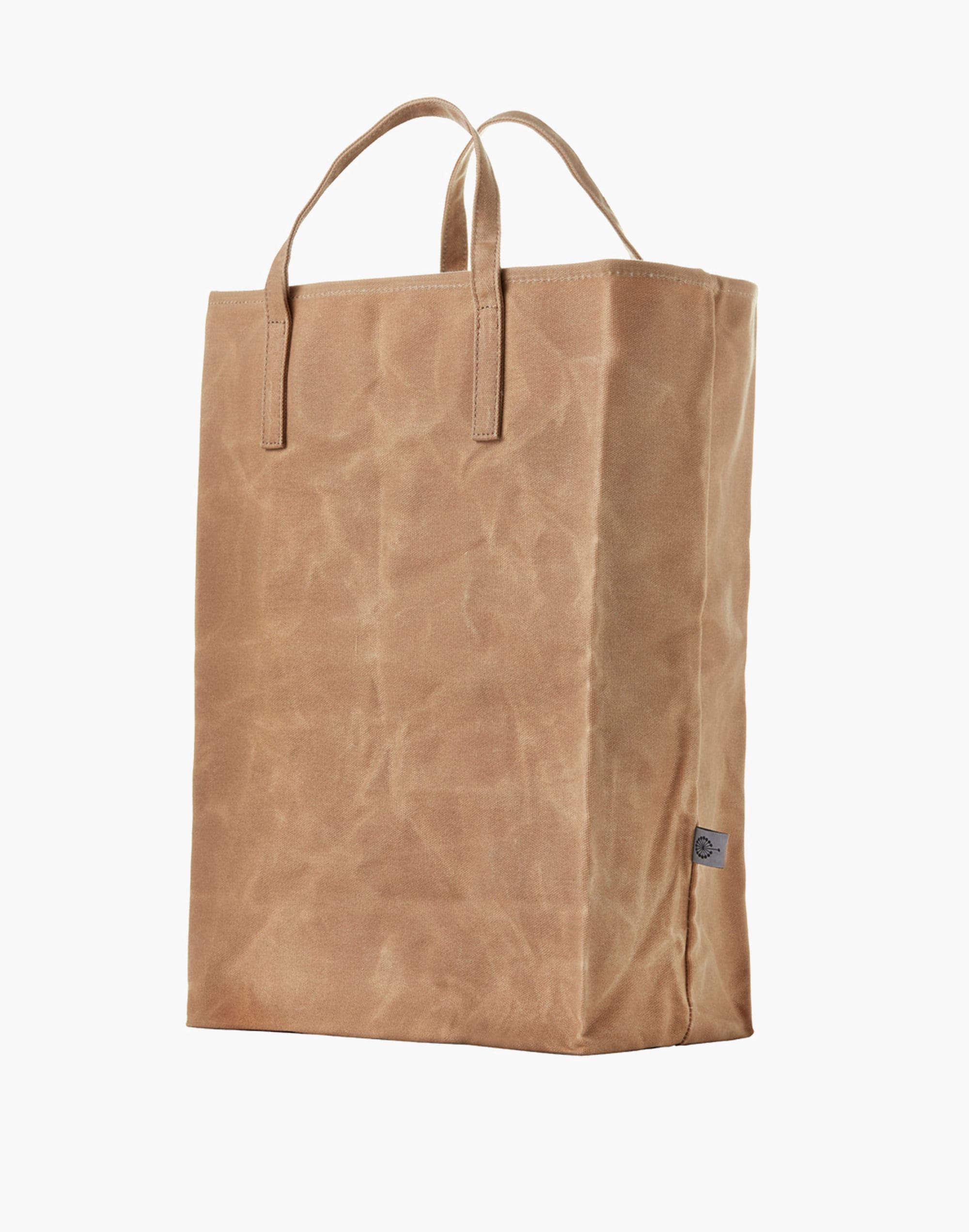 Mw Colony Co.&trade; Reusable Waxed Canvas Grocery Bag In Brown