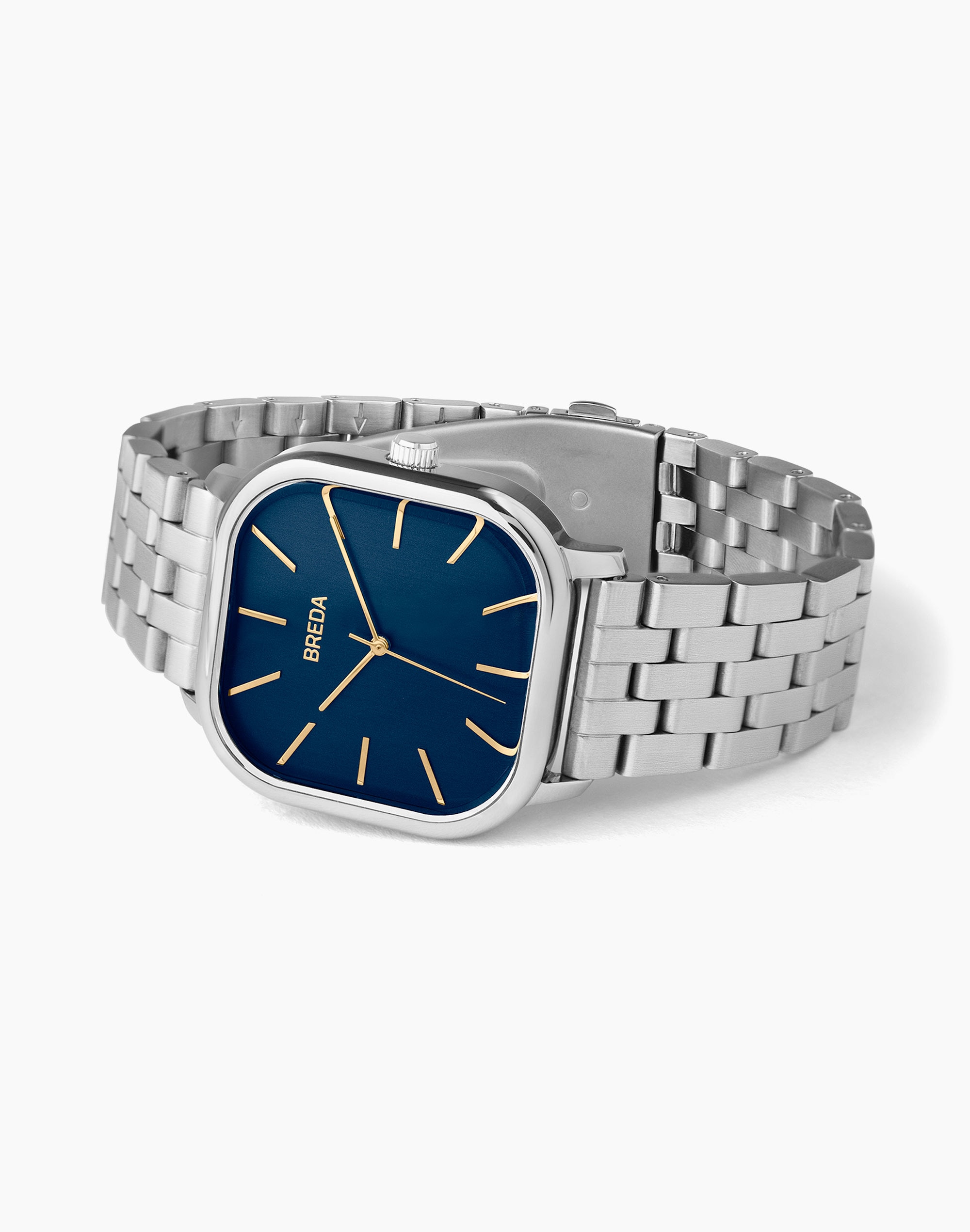 Breda Silver-Plated Visser Watch