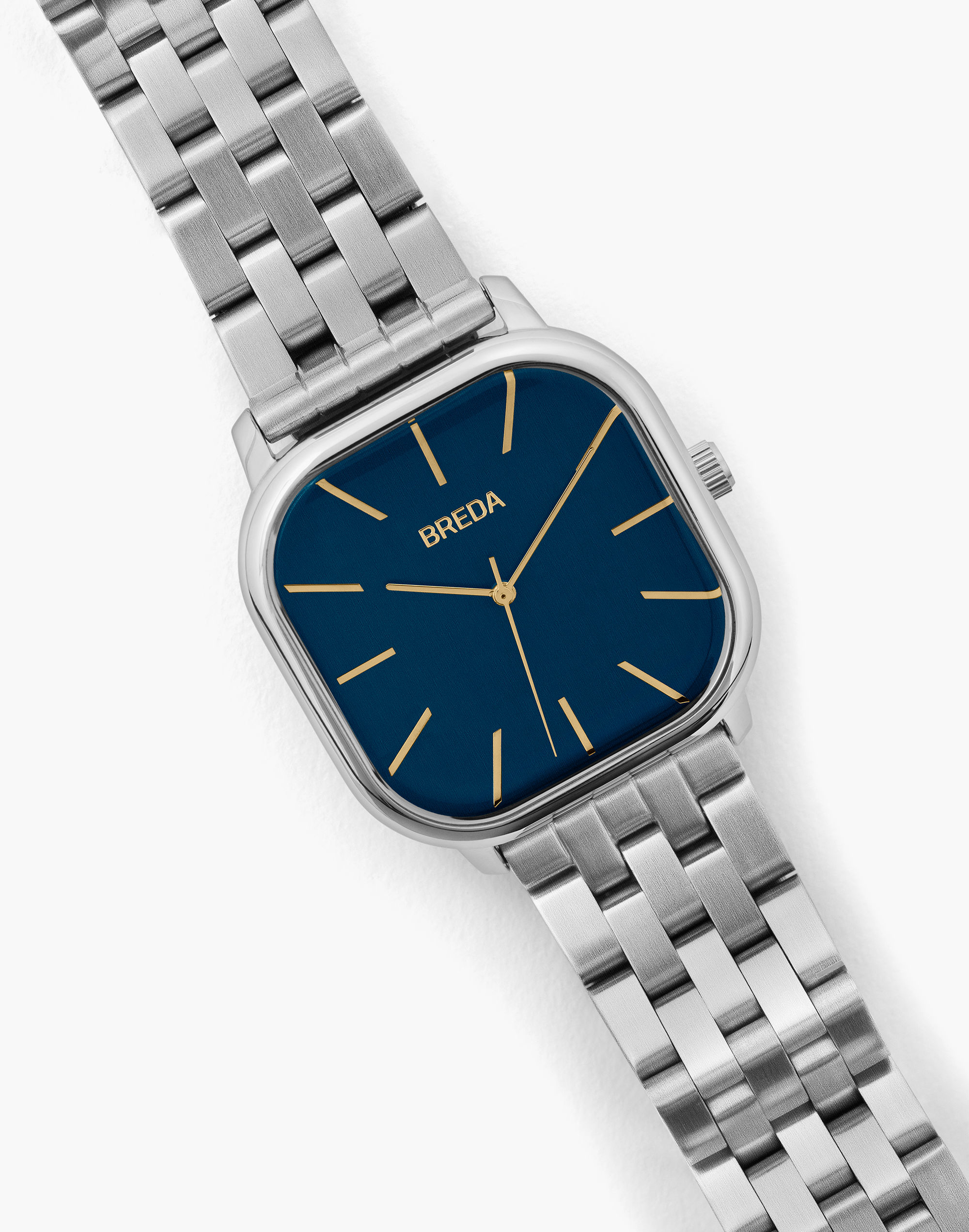 Breda Silver-Plated Visser Watch