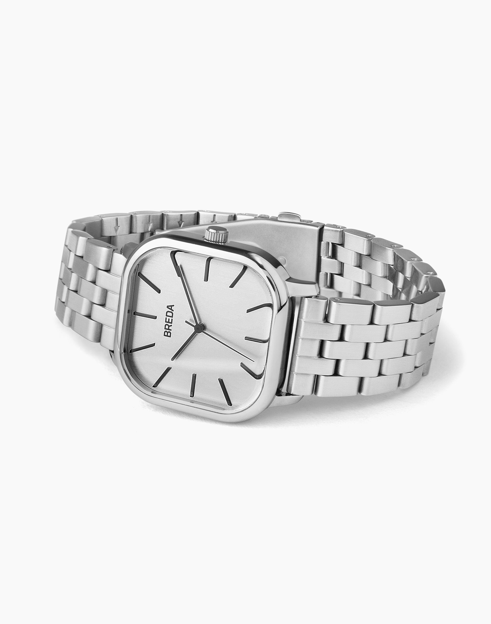 Breda Silver-Plated Visser Watch