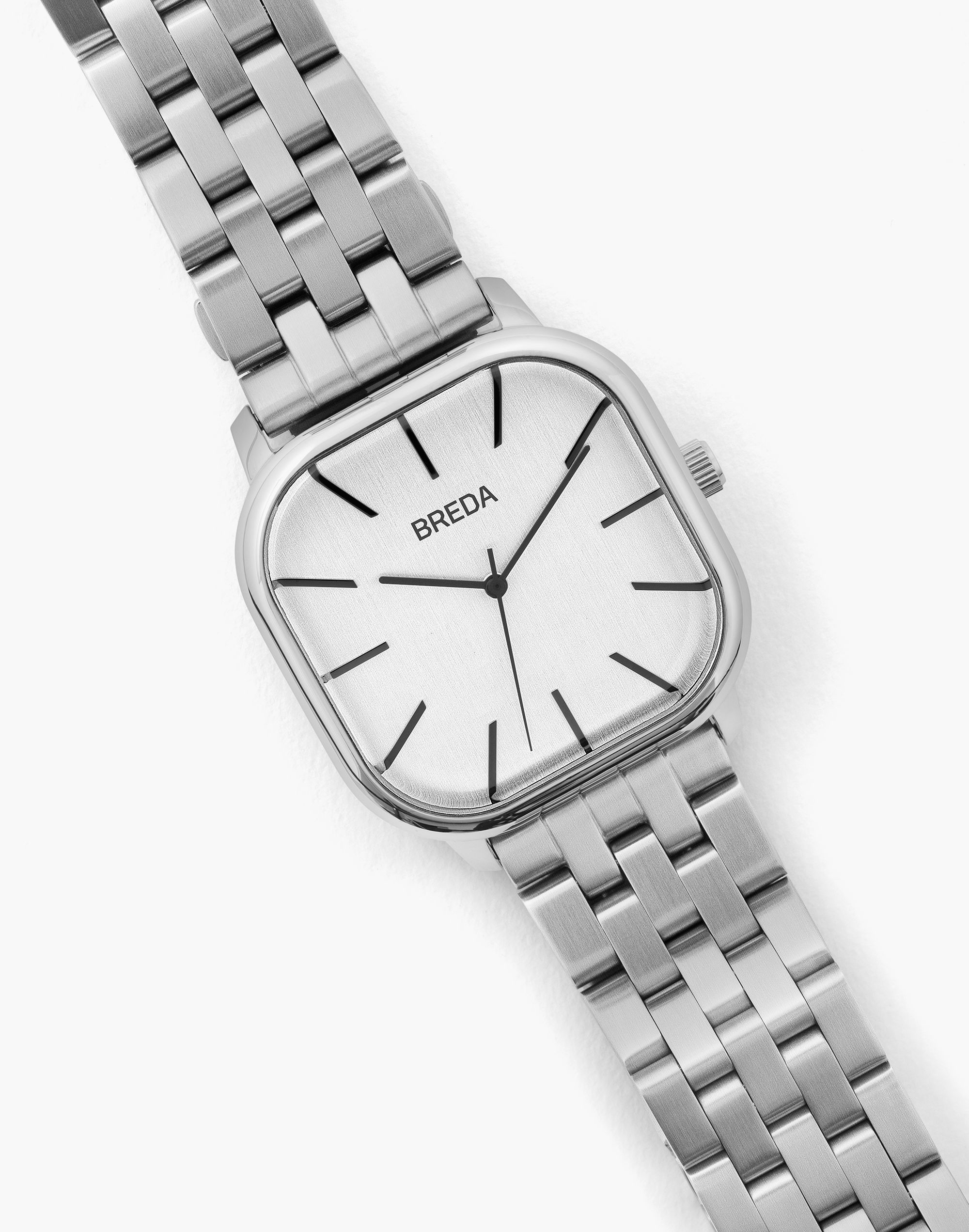 Breda Silver-Plated Visser Watch