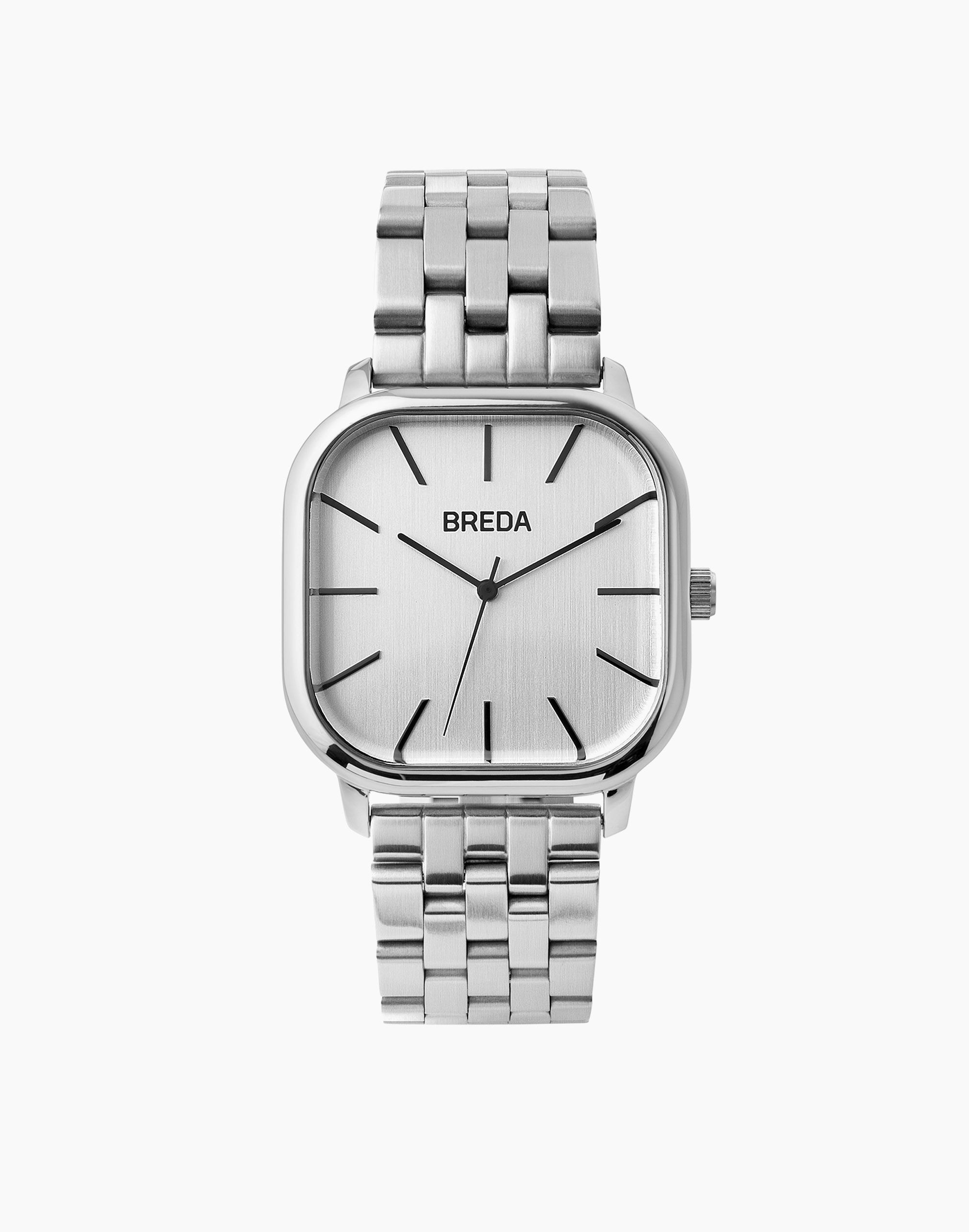 Breda Silver-Plated Visser Watch