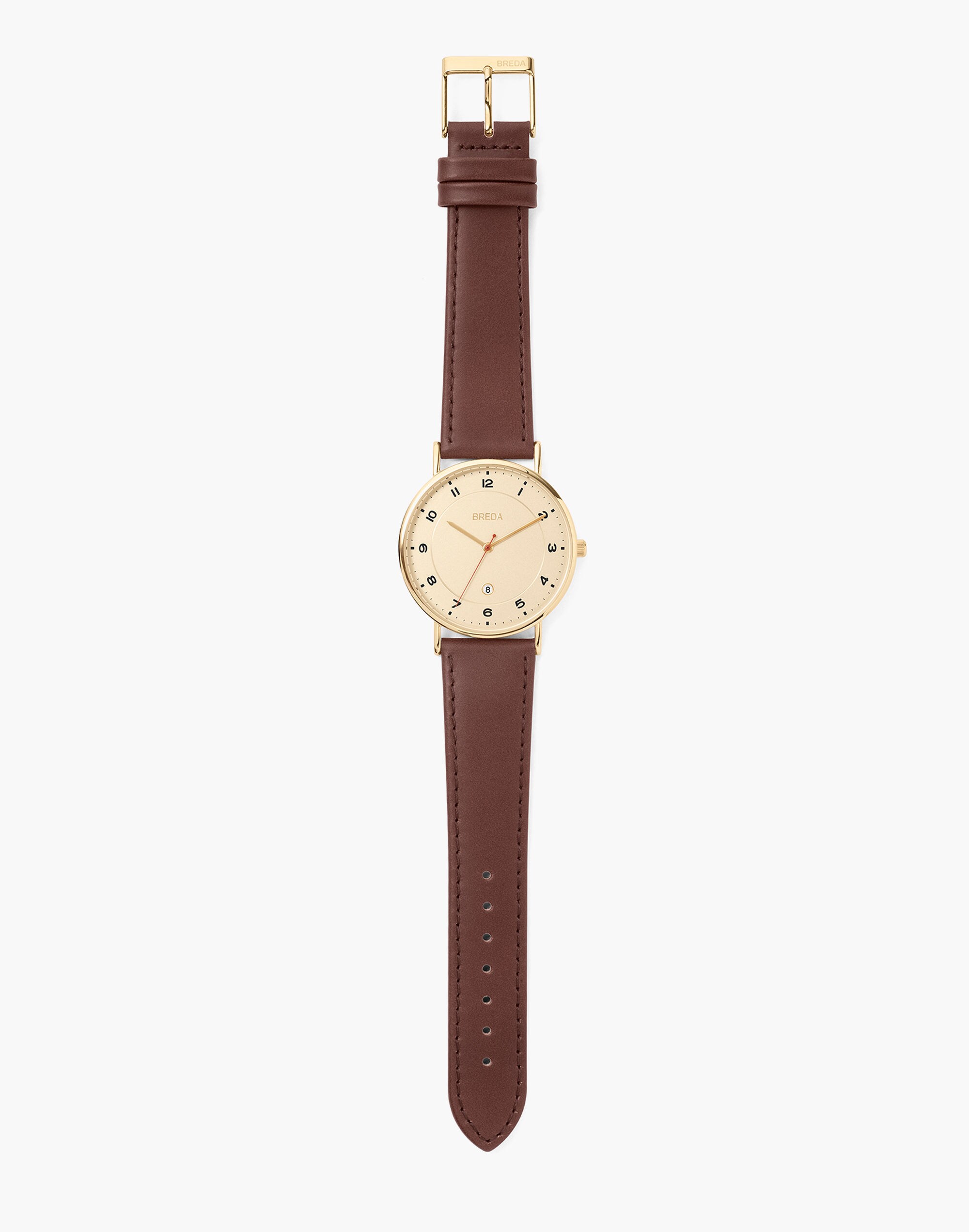 Breda 18k Gold-Plated Pei Watch