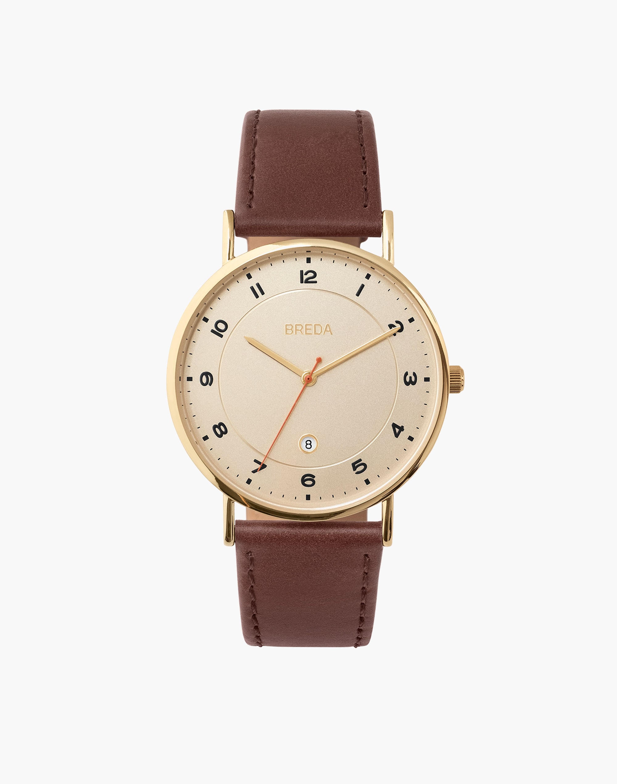 Breda 18k Gold-Plated Pei Watch
