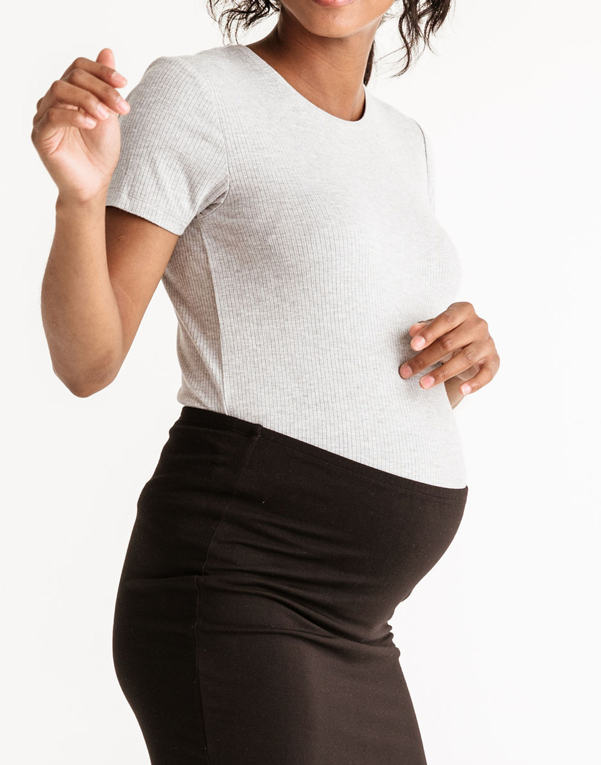 Storq Two-Pack Maternity Rib Tees