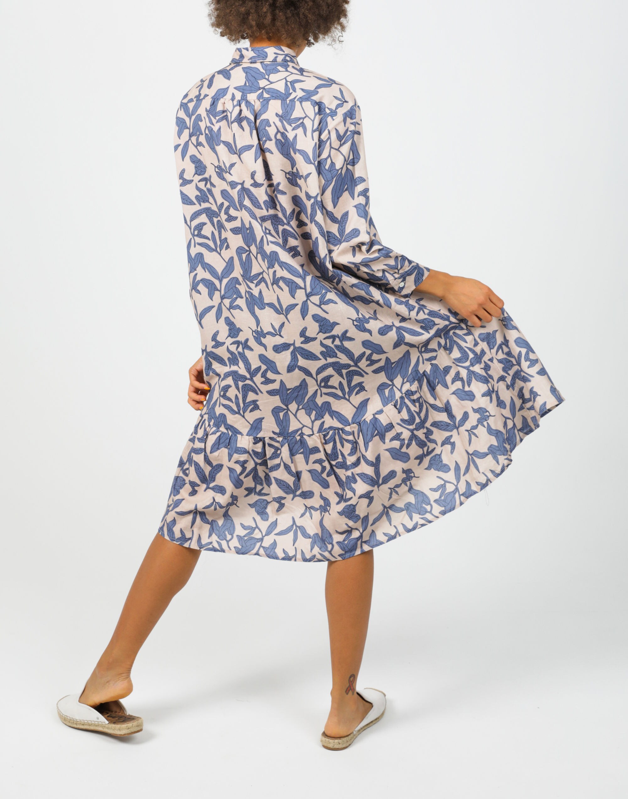 Lanhtropy Organic Linen Lola Popover Dress