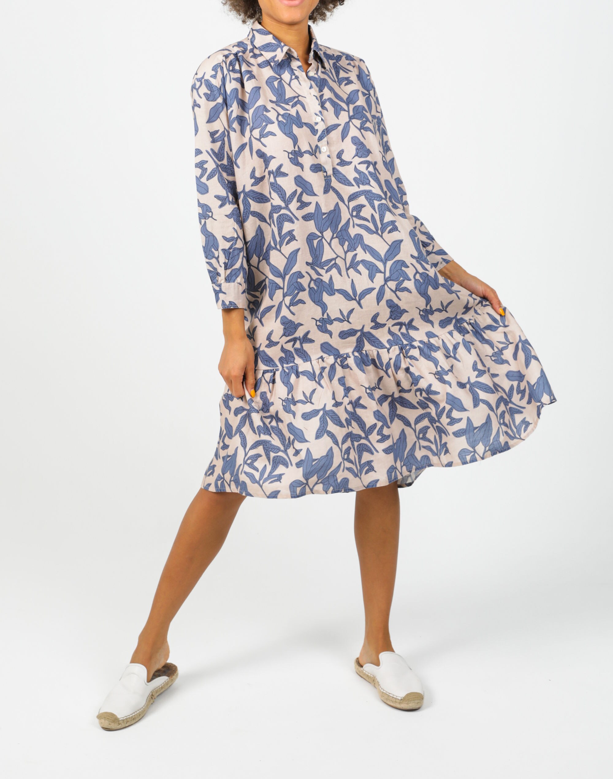 Lanhtropy Organic Linen Lola Popover Dress