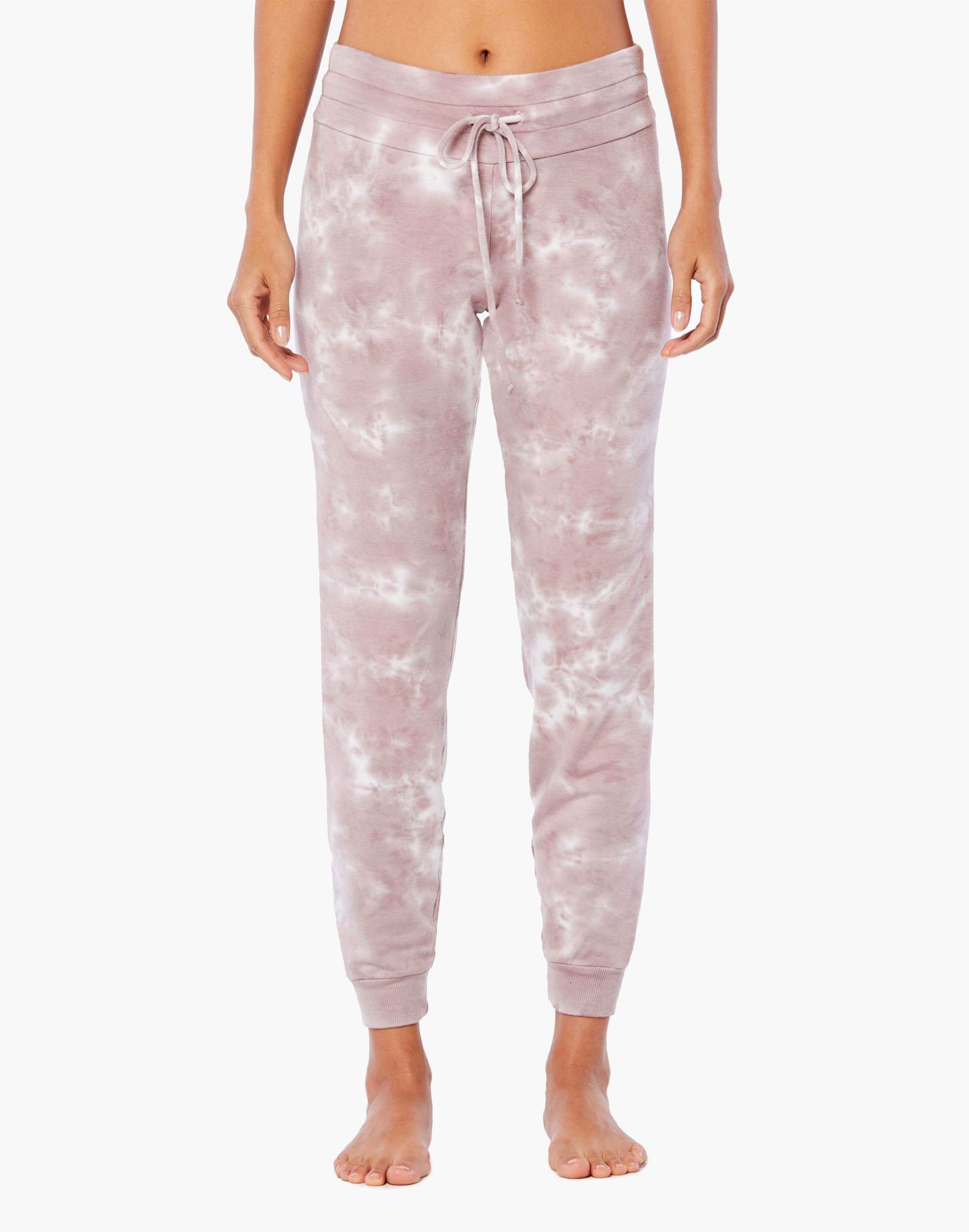 beyond yoga garment-dyed lounge around midi jogger sweatpants