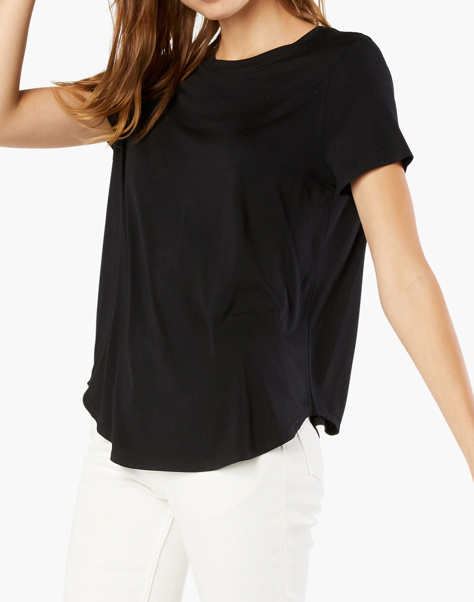 Beyond Yoga On The Down Low Tee in Featherweight Spacedye