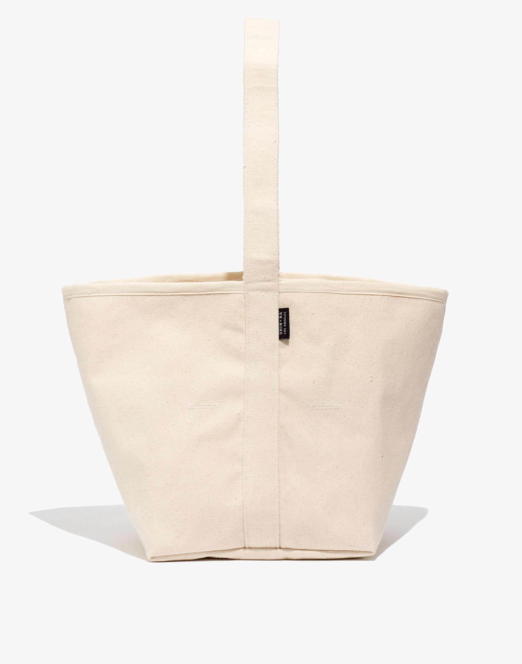 shin+na&reg; reversible canvas bucket bag