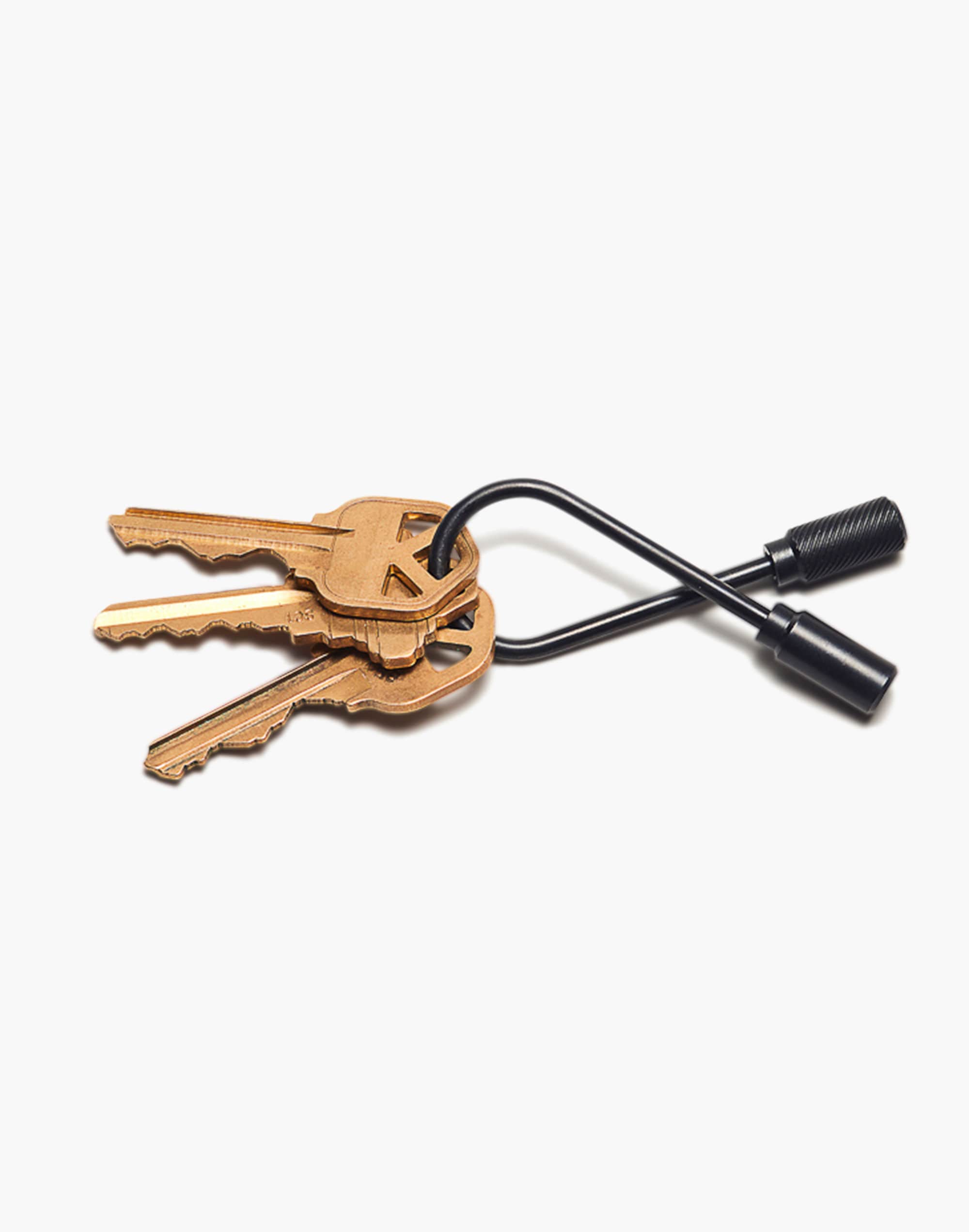 Craighill™ Closed Helix Carbon Black Keyring