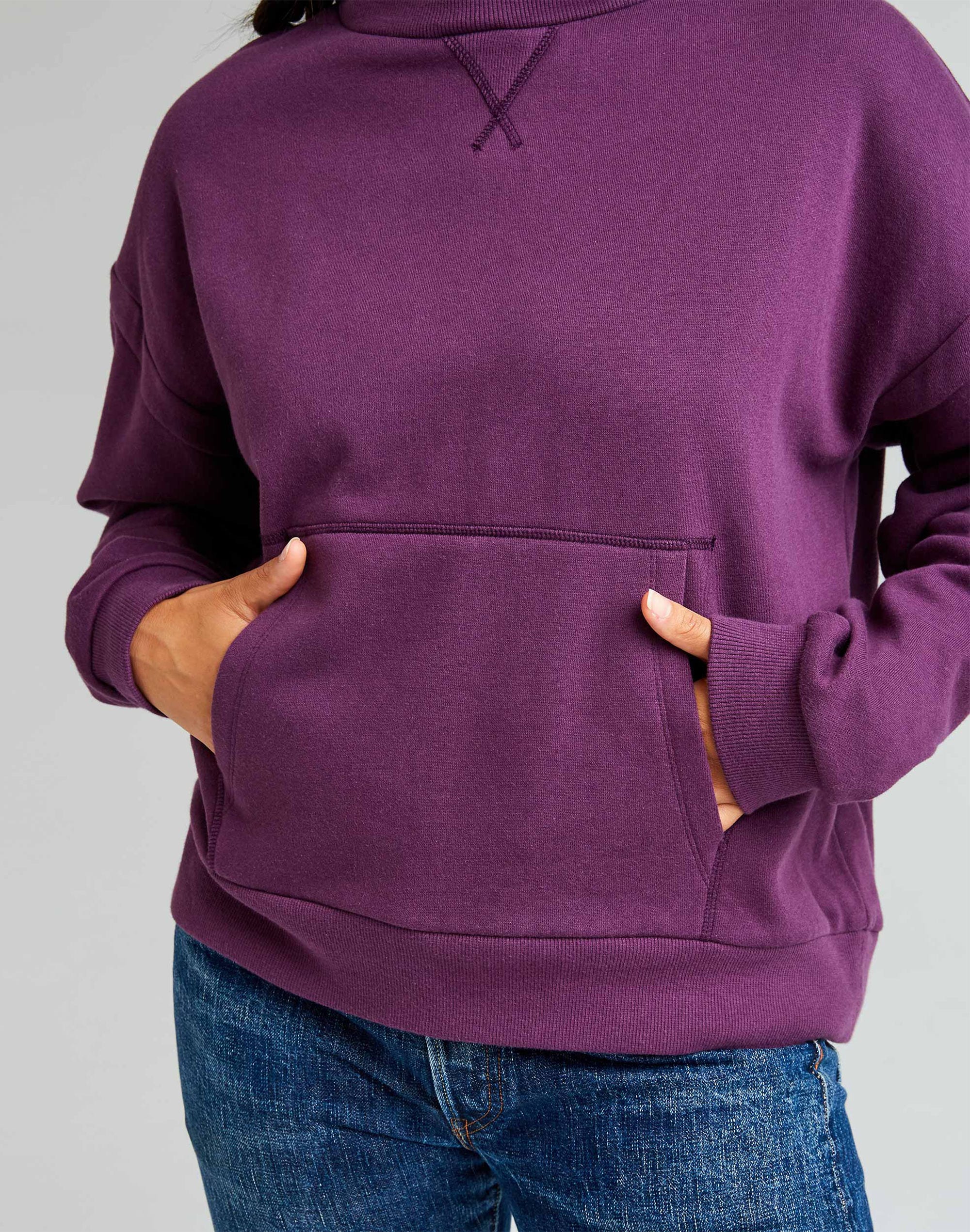 richer poorer recycled fleece hoodie sweatshirt