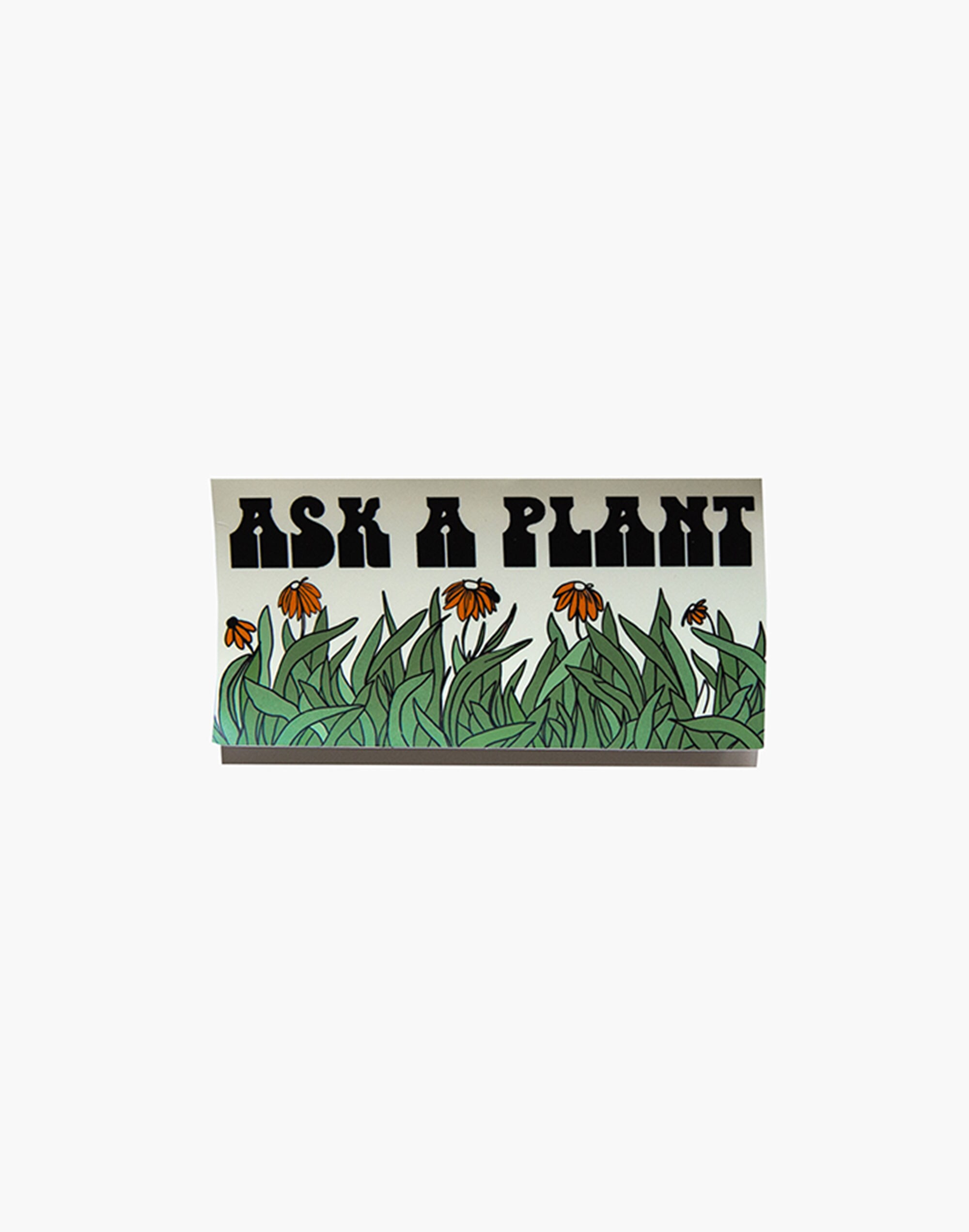 EMILY ELIZABETH MILLER Ask A Plant Bumper Sticker