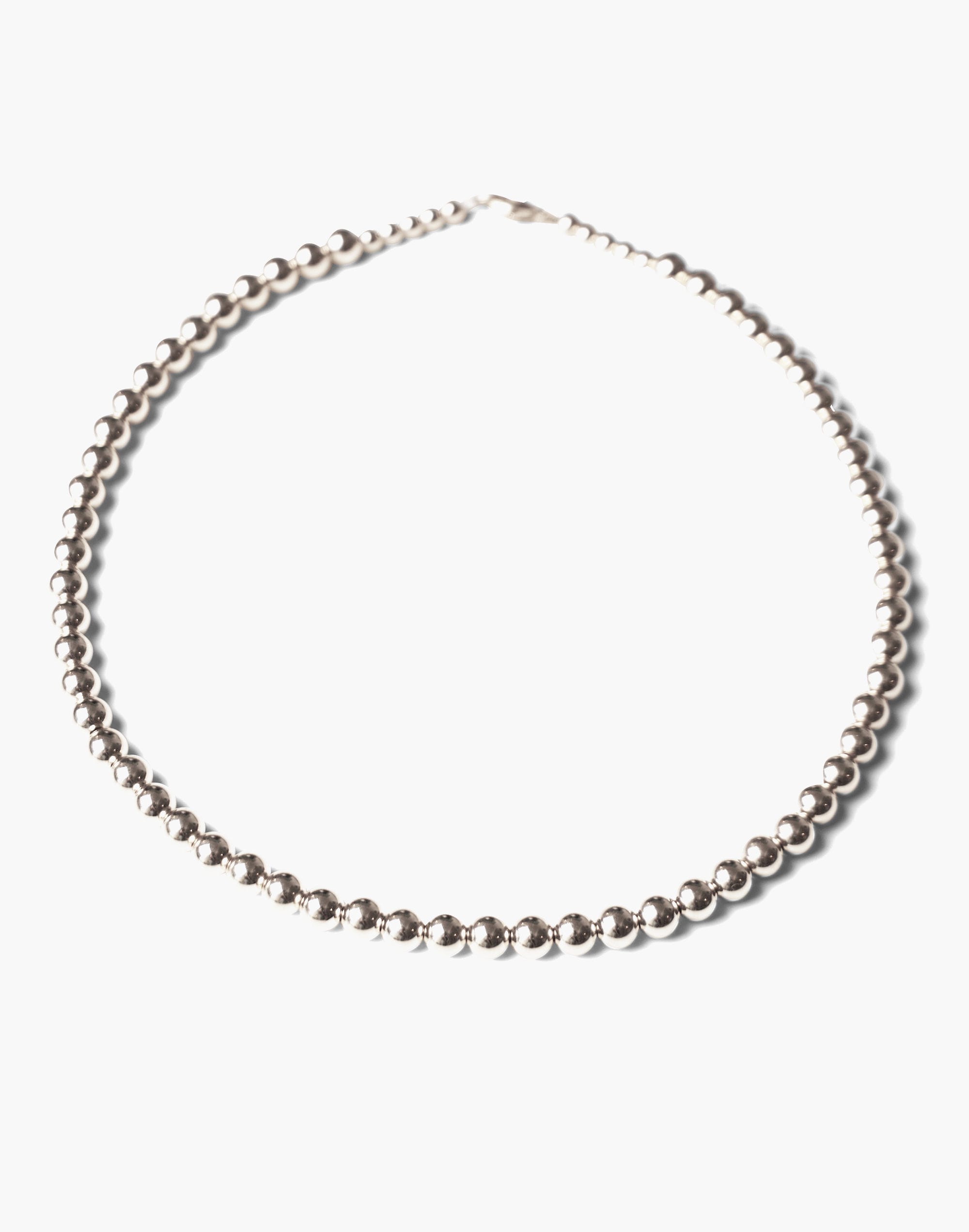 Charlotte Cauwe Studio Bead Necklace in Sterling Silver