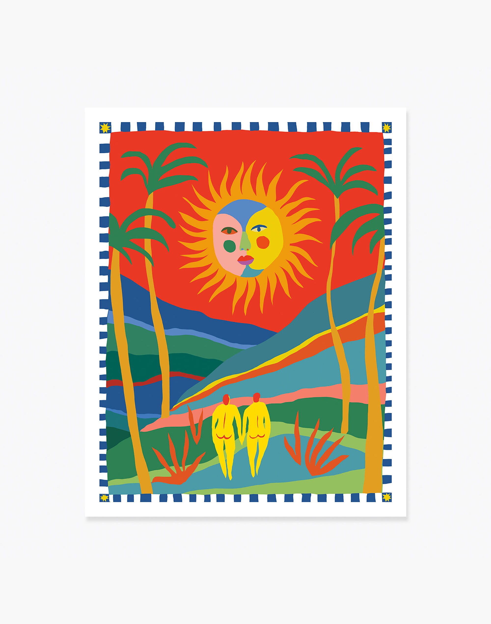 Slowdown Studio The Sun Will Make You Smile 18" x 24" Art Print