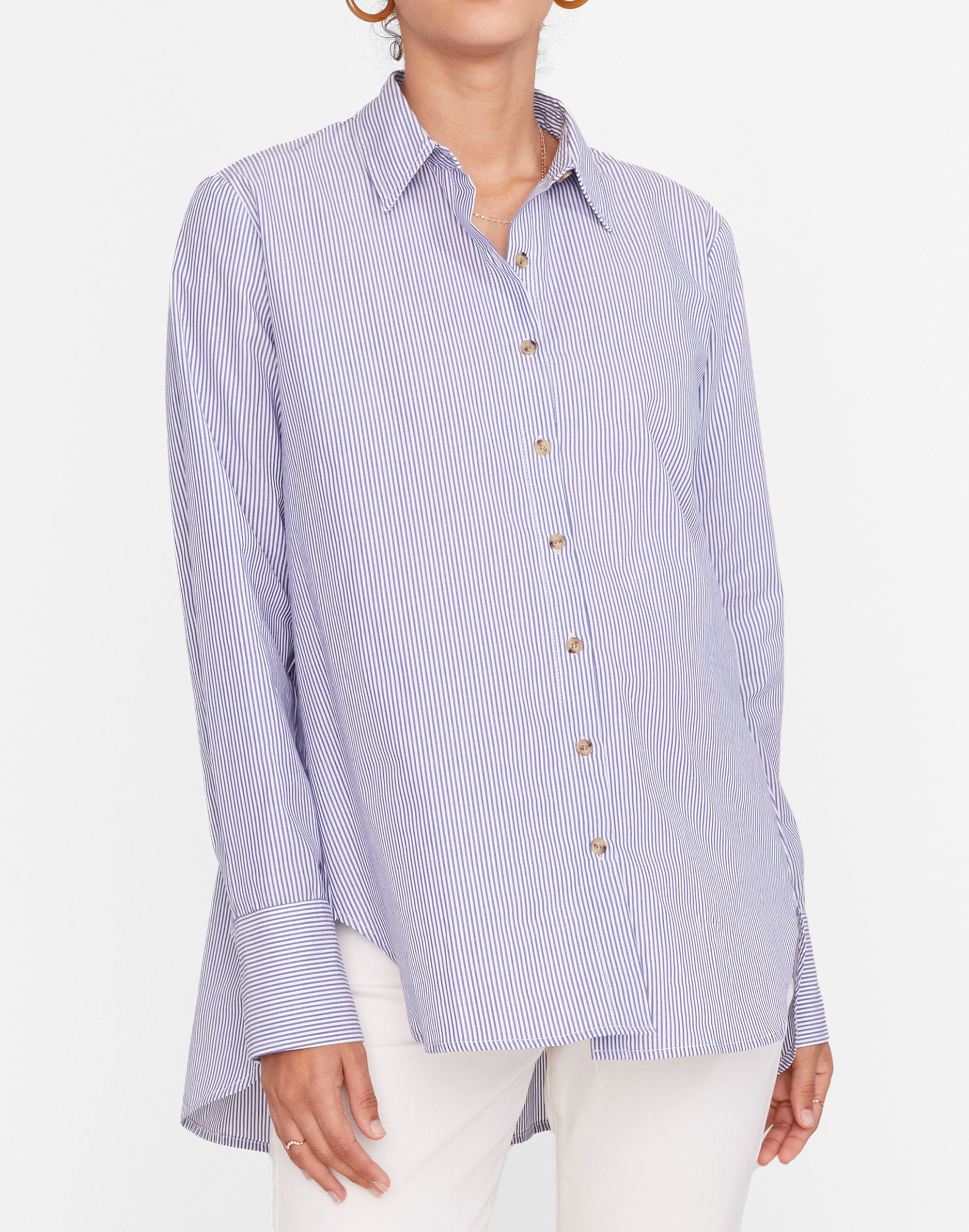hatch collection&reg; maternity classic button-down shirt