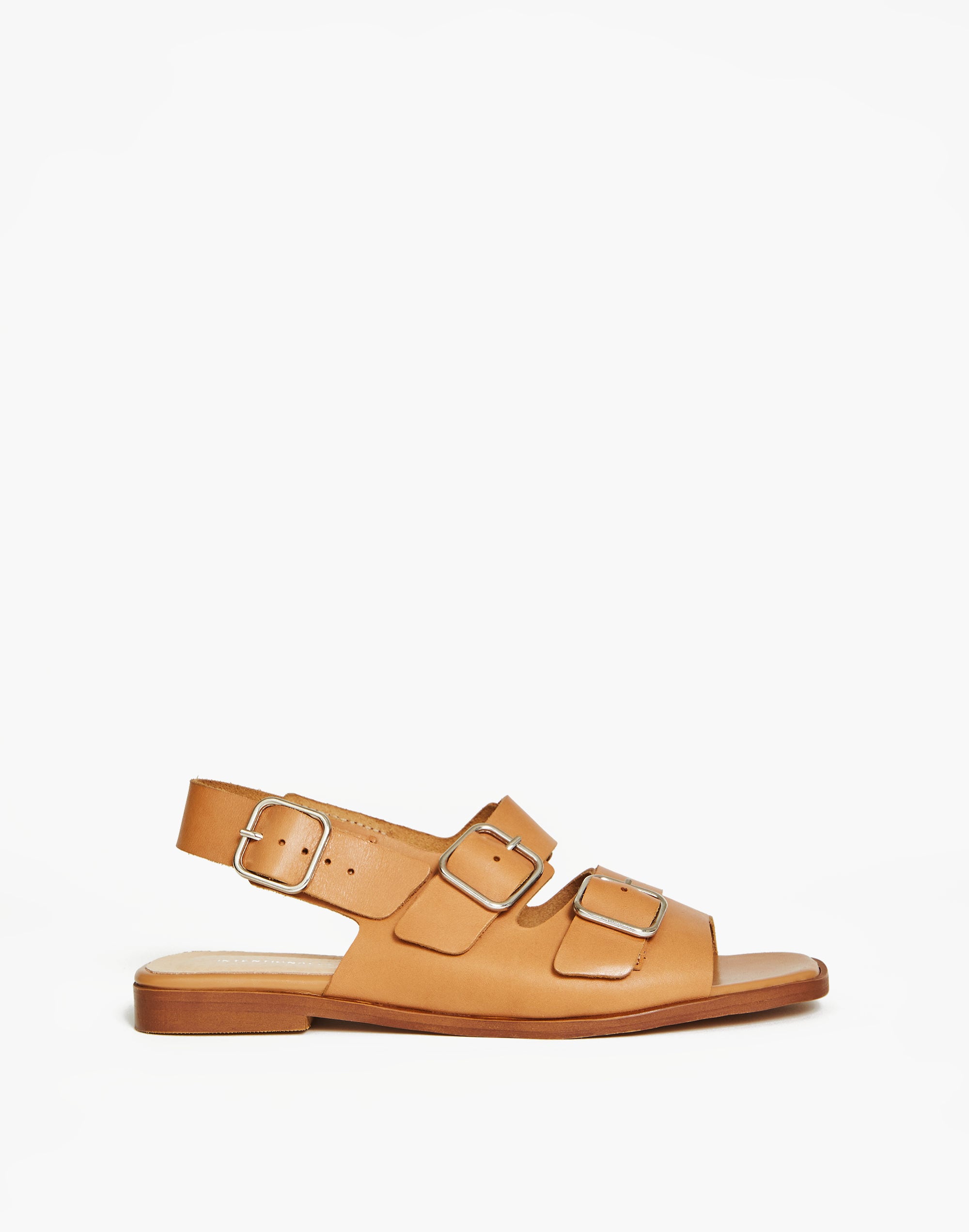Intentionally Blank Leather Jiji Sandals in Tan