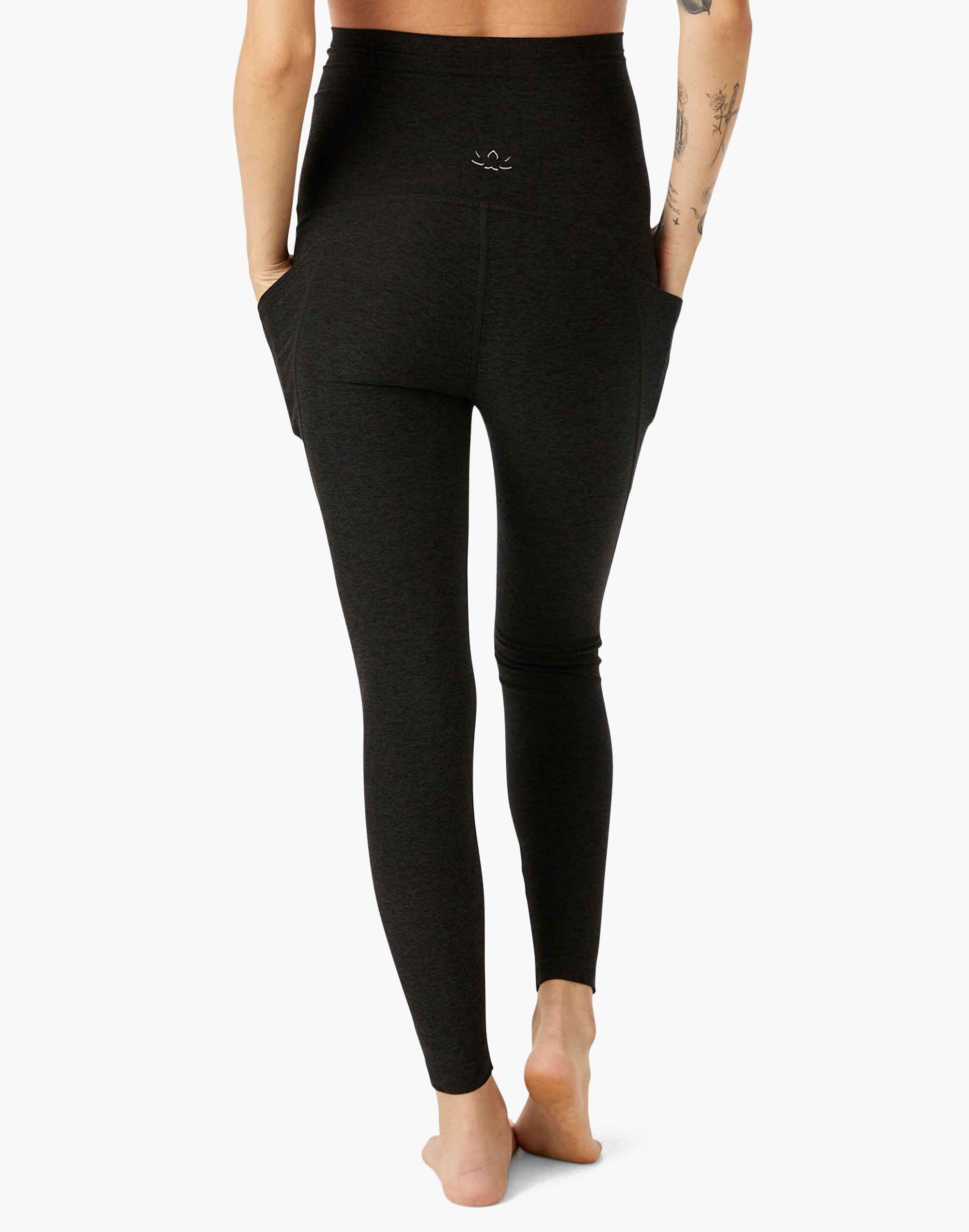 Beyond Yoga Maternity Out Of Pocket Midi Leggings in Spacedye